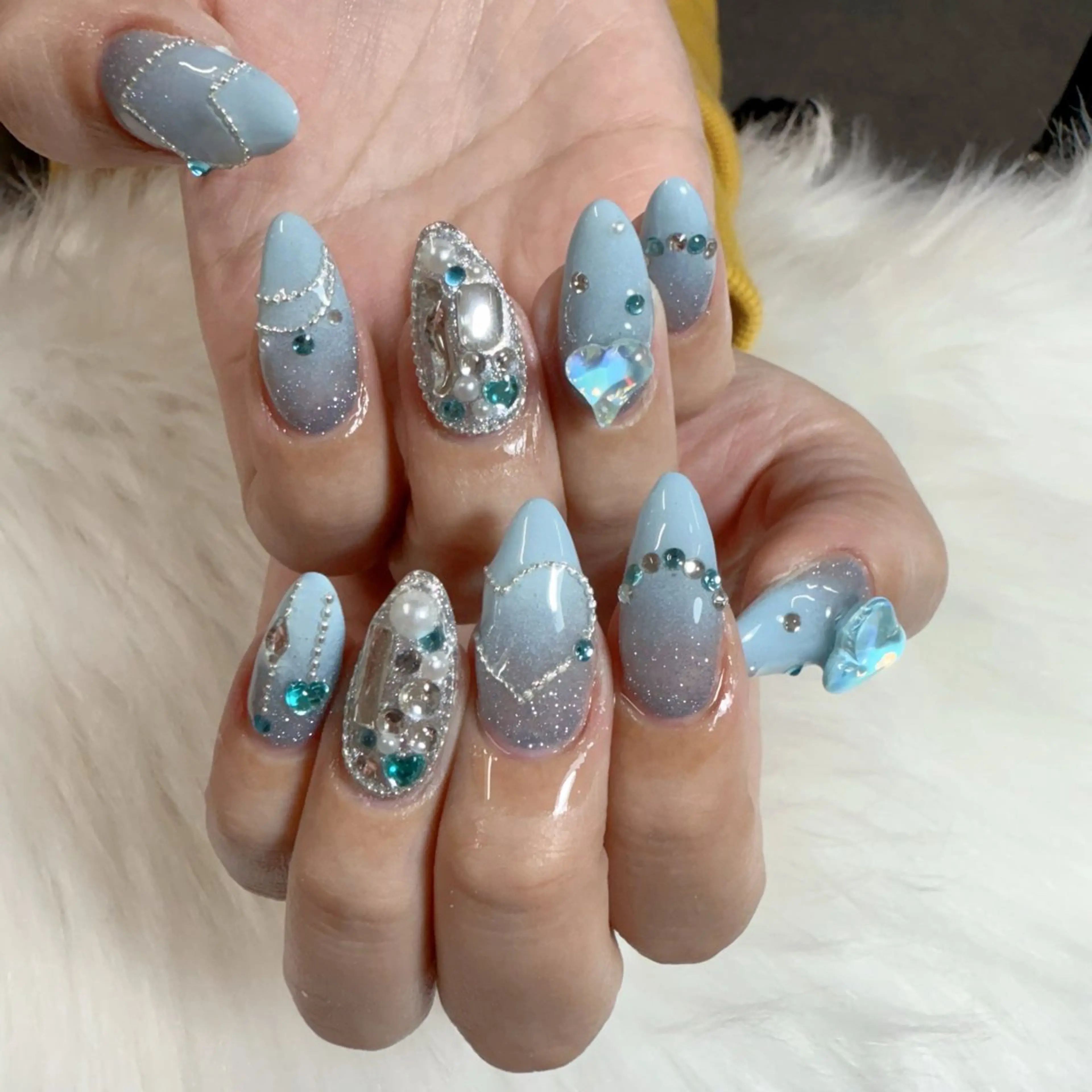 ネイル ハンドネイル 🎀nana🫧 ワンホンネイル🎀のネイルデザイン