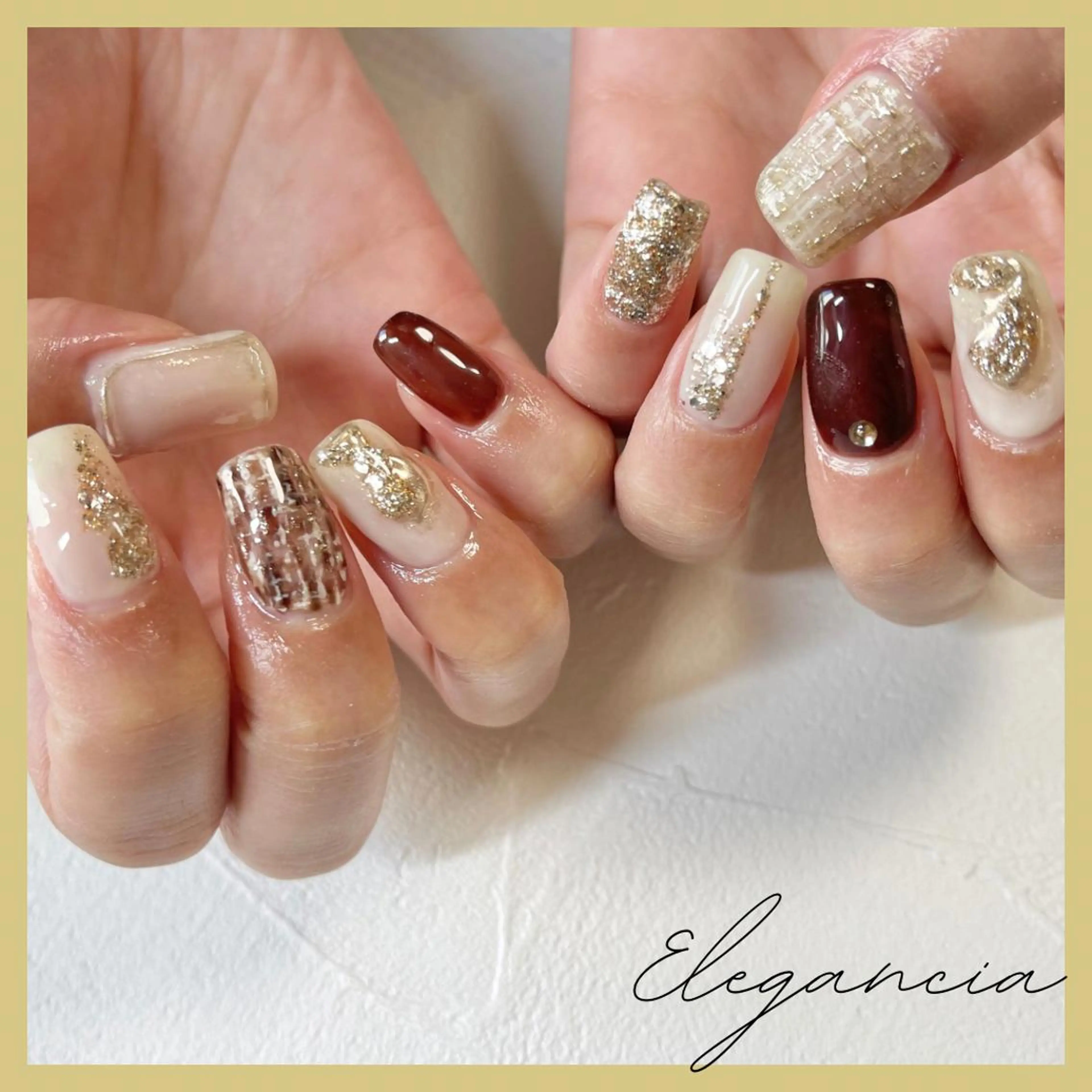 カラー ネイル ハンドネイル Elegancia. Hiromiのネイルデザイン