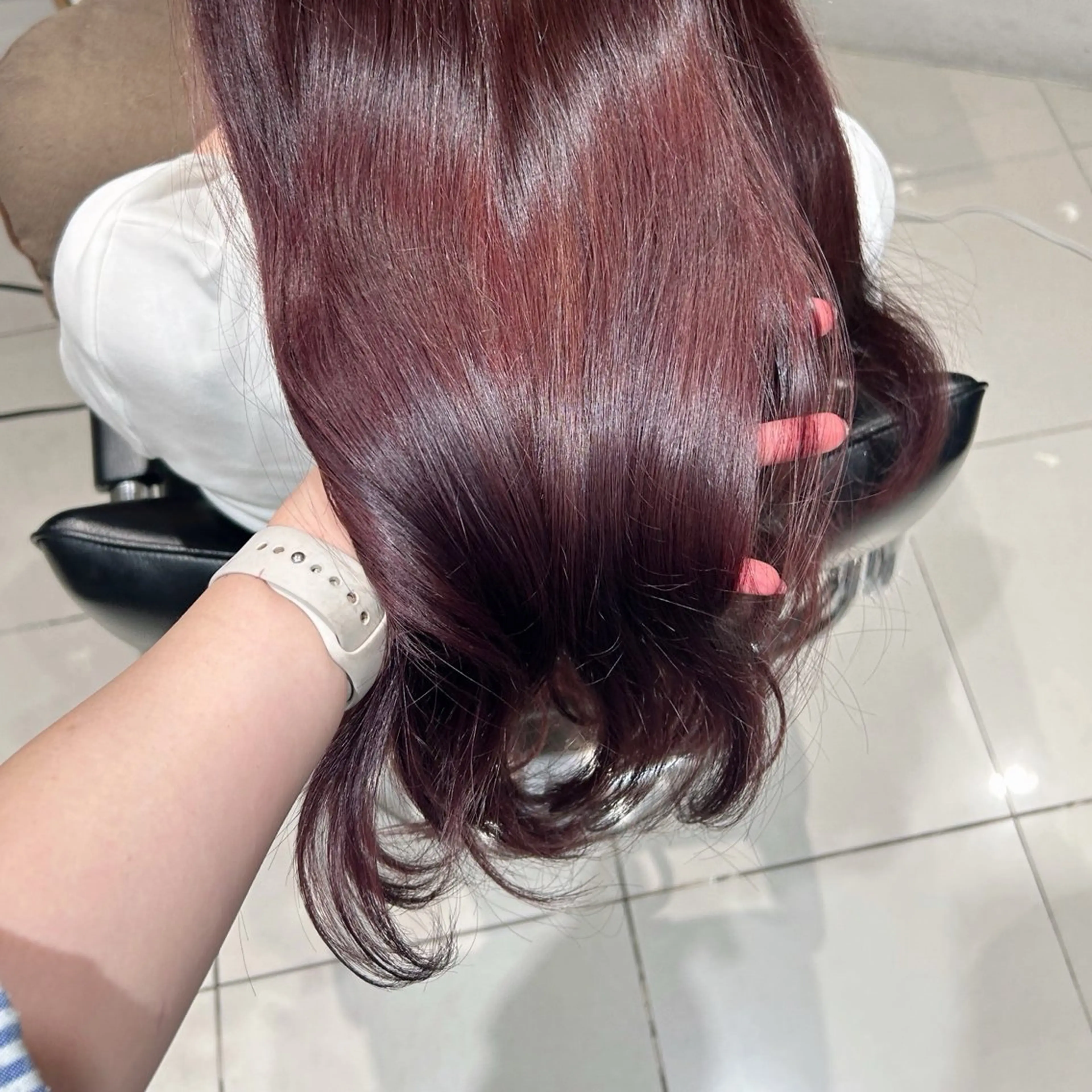 カラー ︎︎🌟韓国艶カラー ︎🌟璃奈 (ﾘﾅ)のヘアスタイル