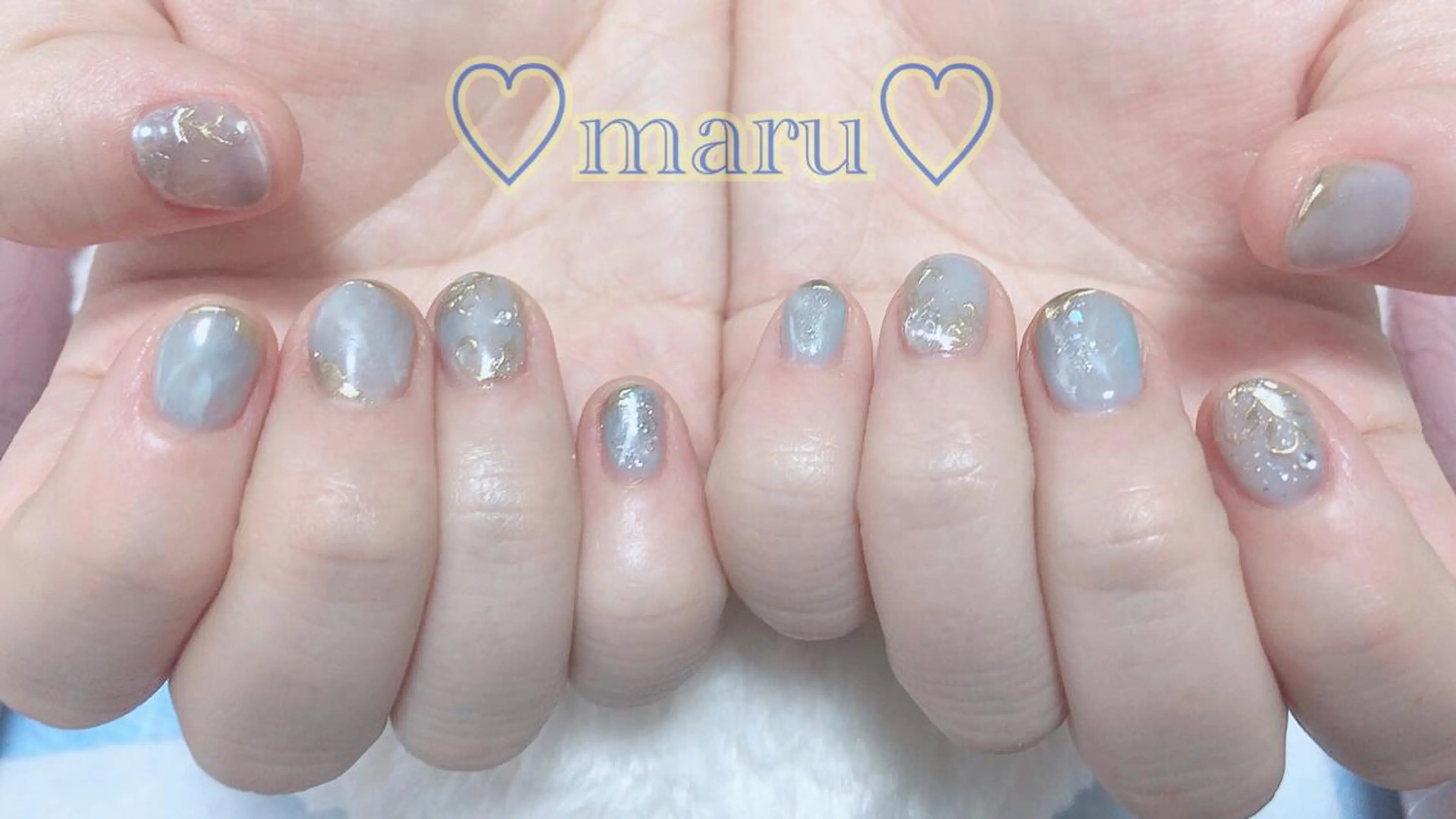 ネイル ハンドネイル フットネイル まるみ ♡のネイルデザイン