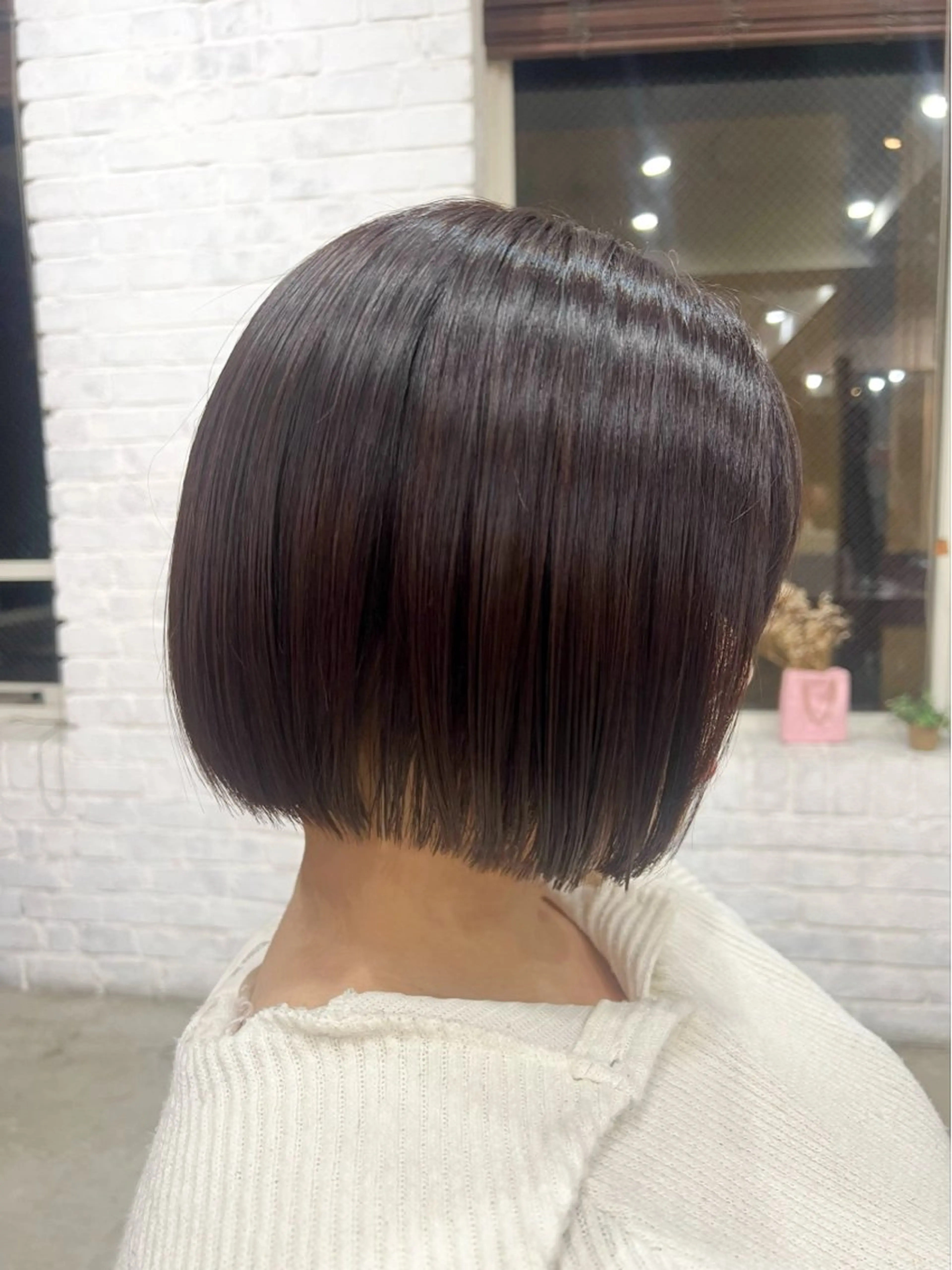 ショート カラー ブラウンカラー ショコラブラウン ボブ 🎧パーソナルケア/ 透明感カラー/ミユのヘアスタイル