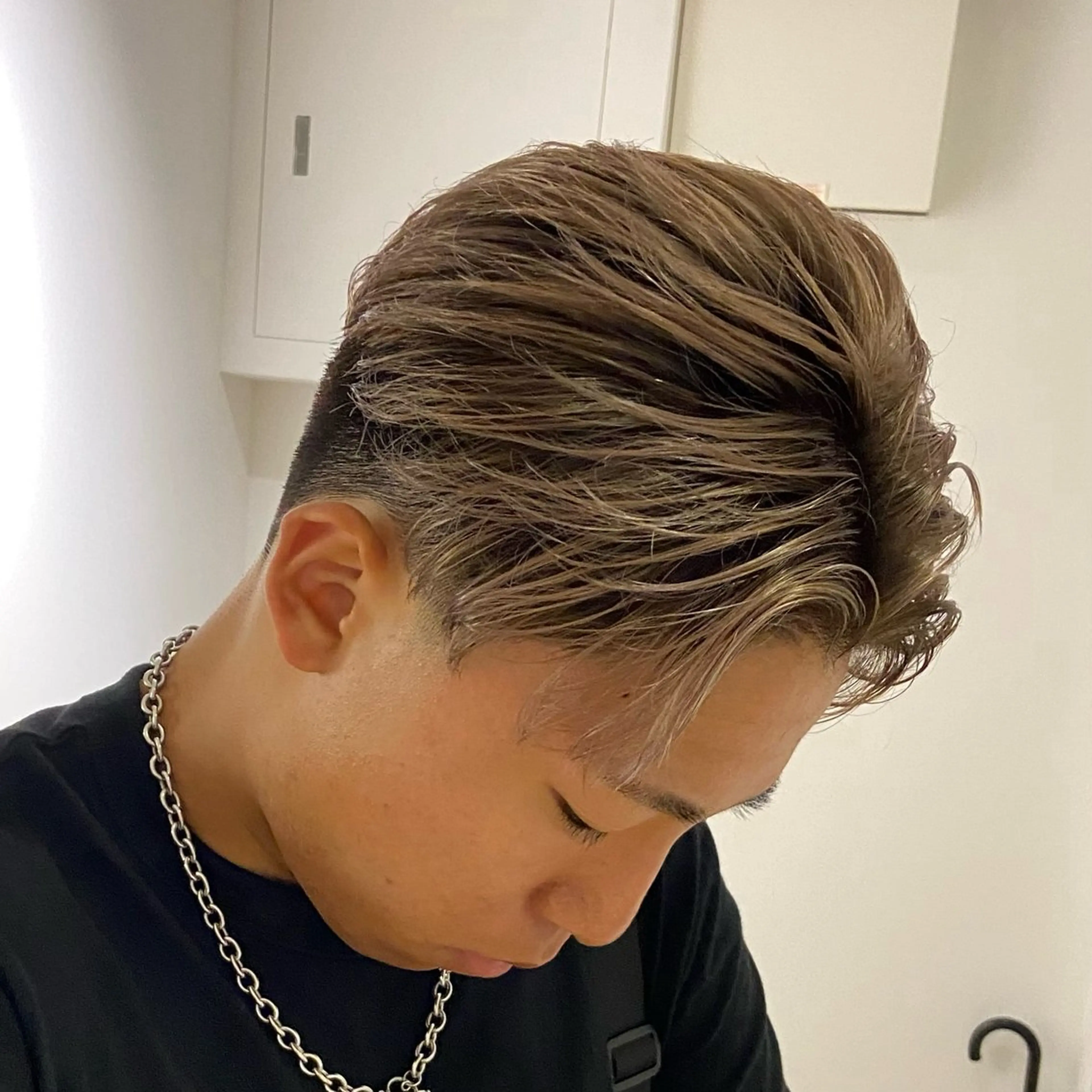 メンズカット＋外国人風バレイヤージュ🇺🇸orハイライト💫¥16000→¥10000 ［立体感×色落ちまで綺麗‼️］の写真