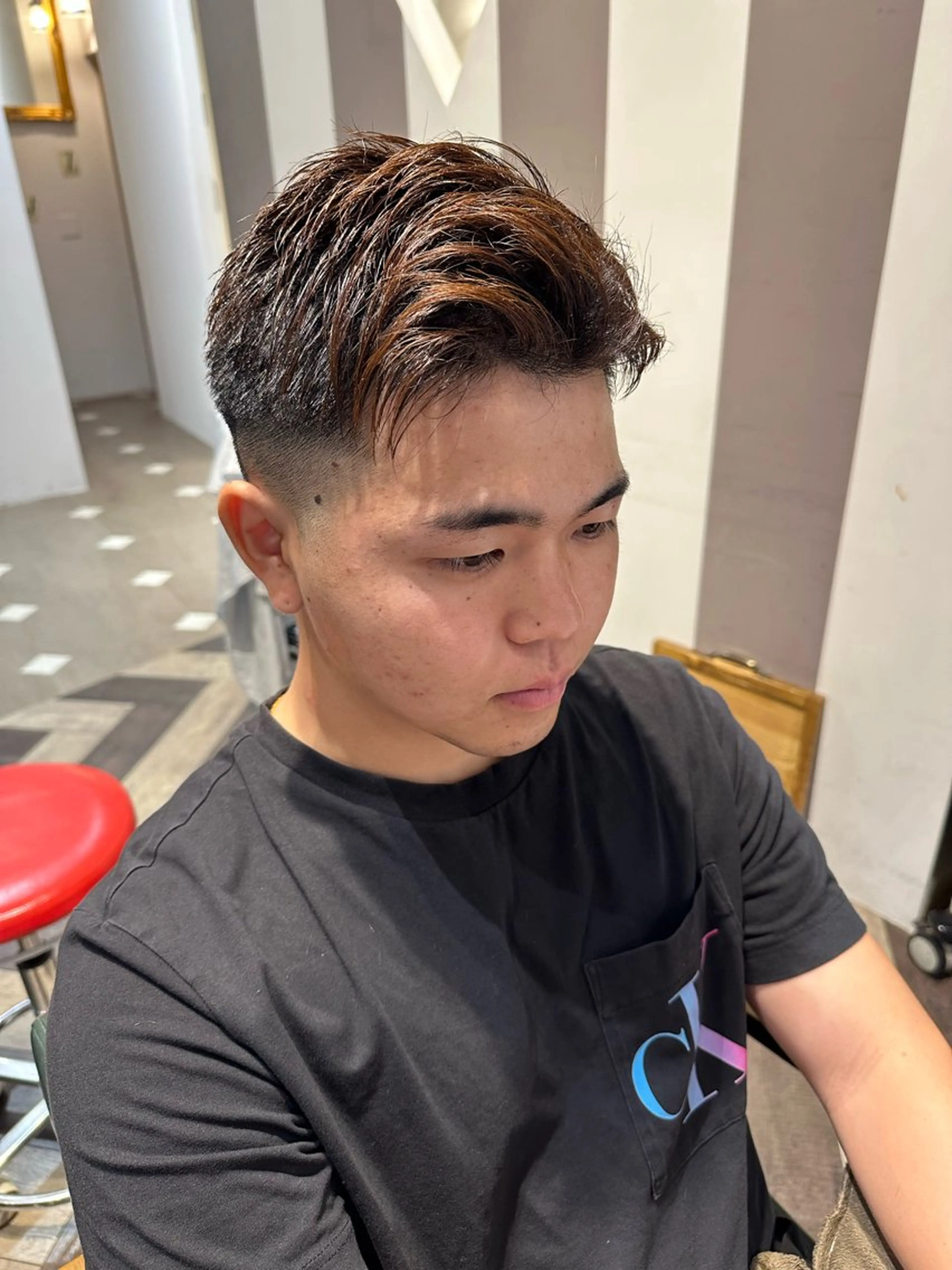 メンズ フェードカット echelle平塚店 【エシェル】所属・echelle🦋 【似合わせ】さくらのヘアスタイル