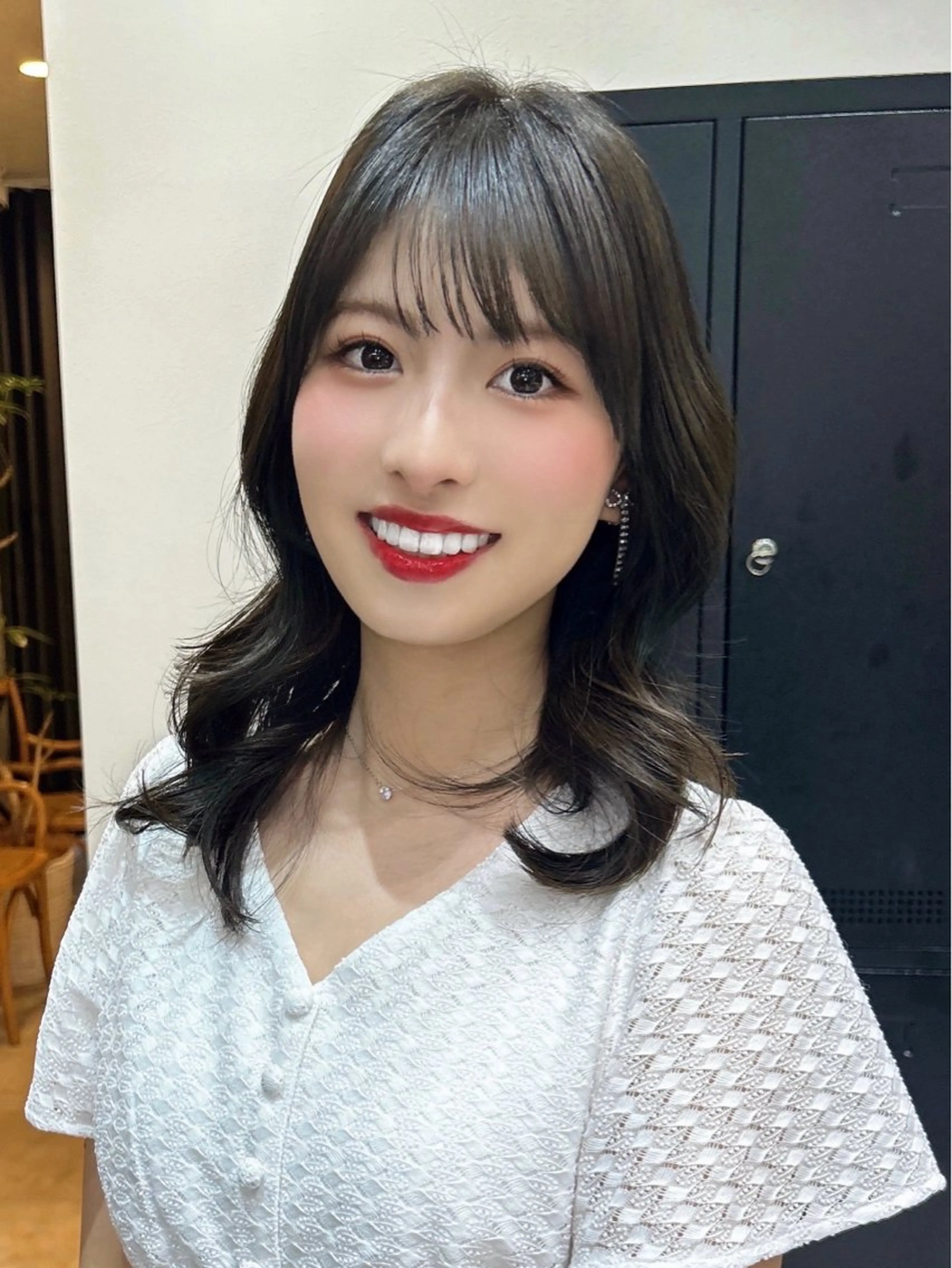 セミロング カラー ベージュ/グレージュ 恵比寿/丸山陽平のヘアスタイル