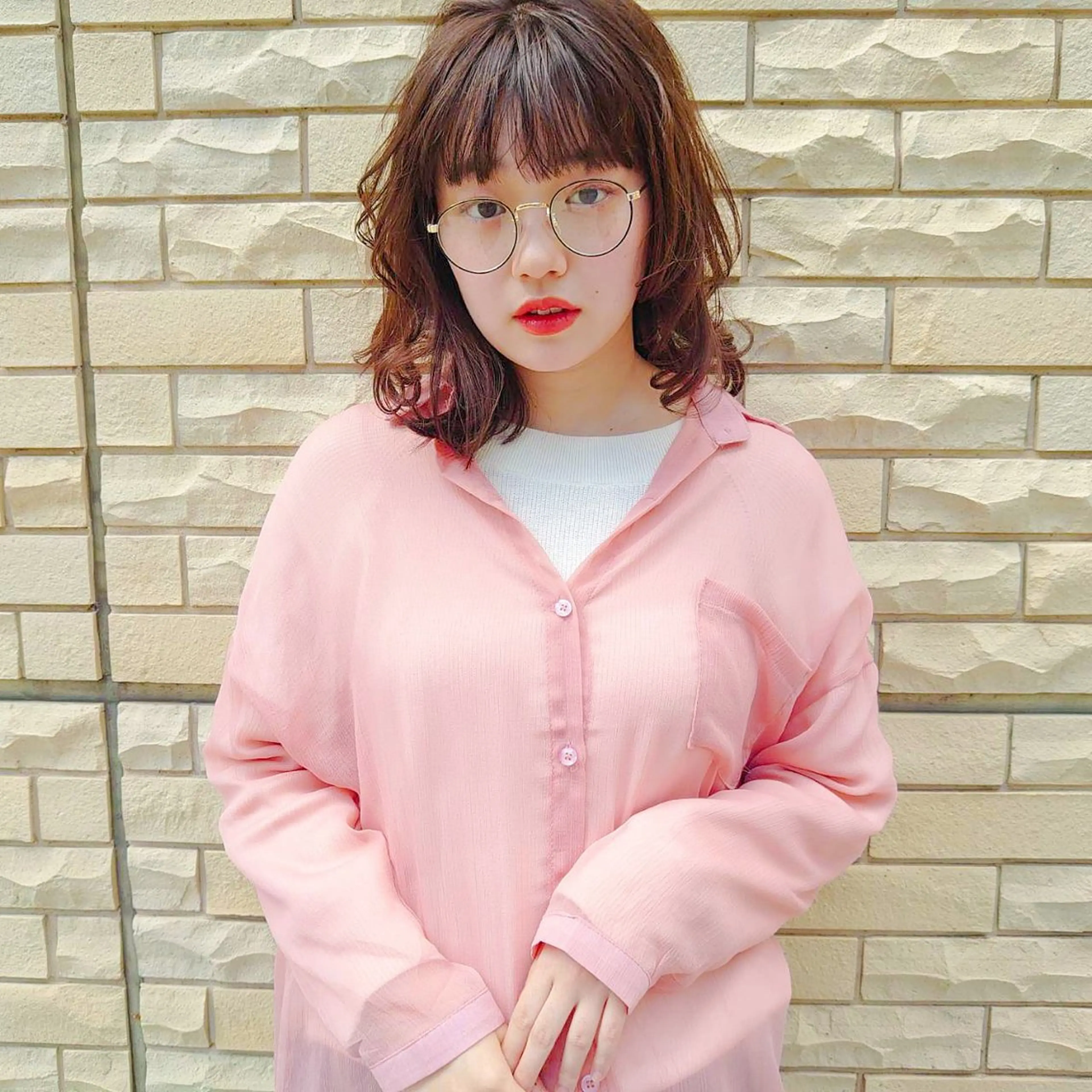 ミディアム ヘアカラー トリートメント 髪質改善/ブリーチ 田代 龍我のヘアスタイル