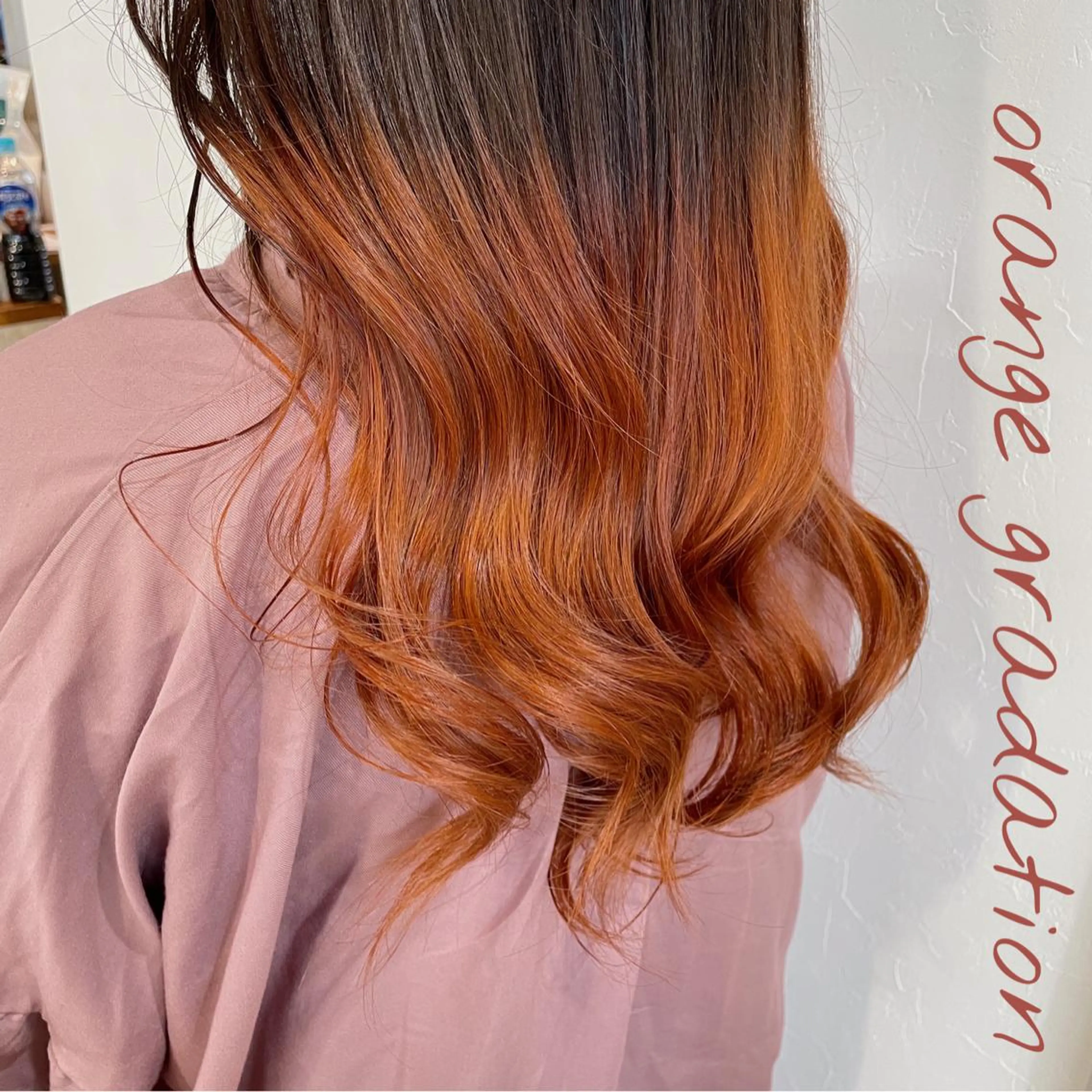 ロング カラー ヘアアレンジ ブリーチ グラデーションカラー なつき/艶ピンク/ girly hairのヘアスタイル