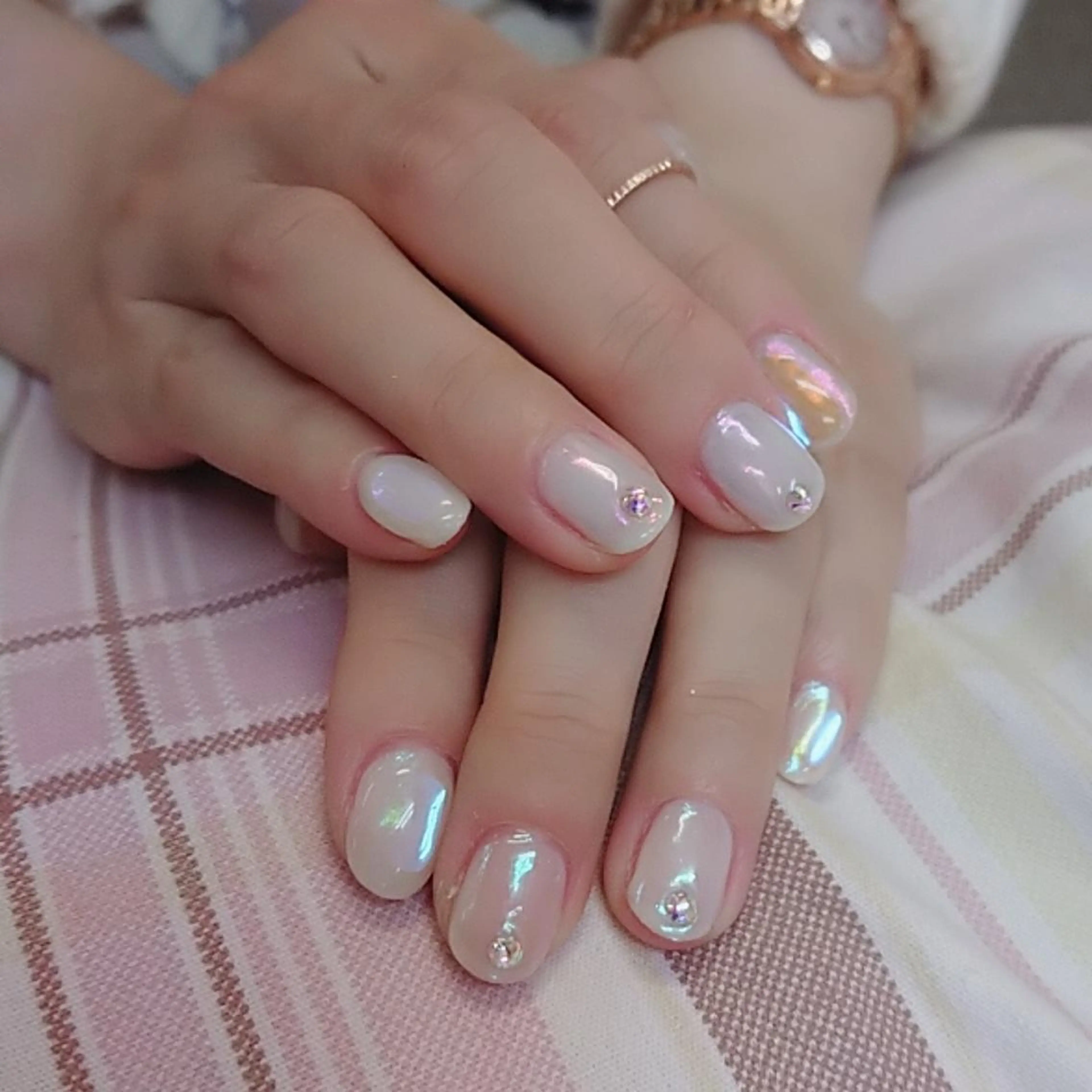 ネイル 氷ネイル・うるうるネイル 下村 有希のネイルデザイン