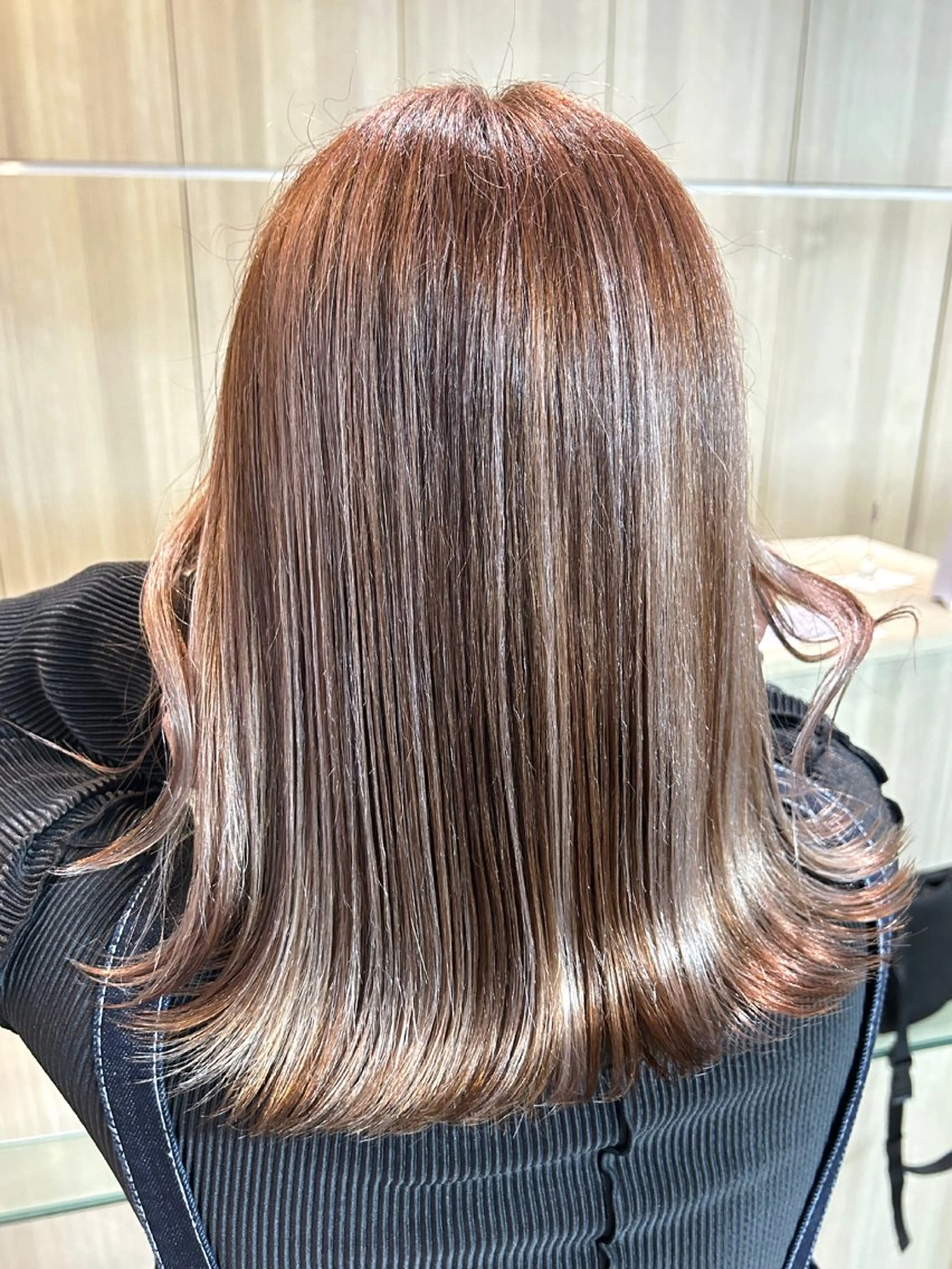 ミディアム カラー ベージュカラー ハイライトカラー ハイライト ヘアカラー トリートメント ヘアセット ❤️千葉県代表❤️ 店長❤️柿本翔一朗のヘアスタイル