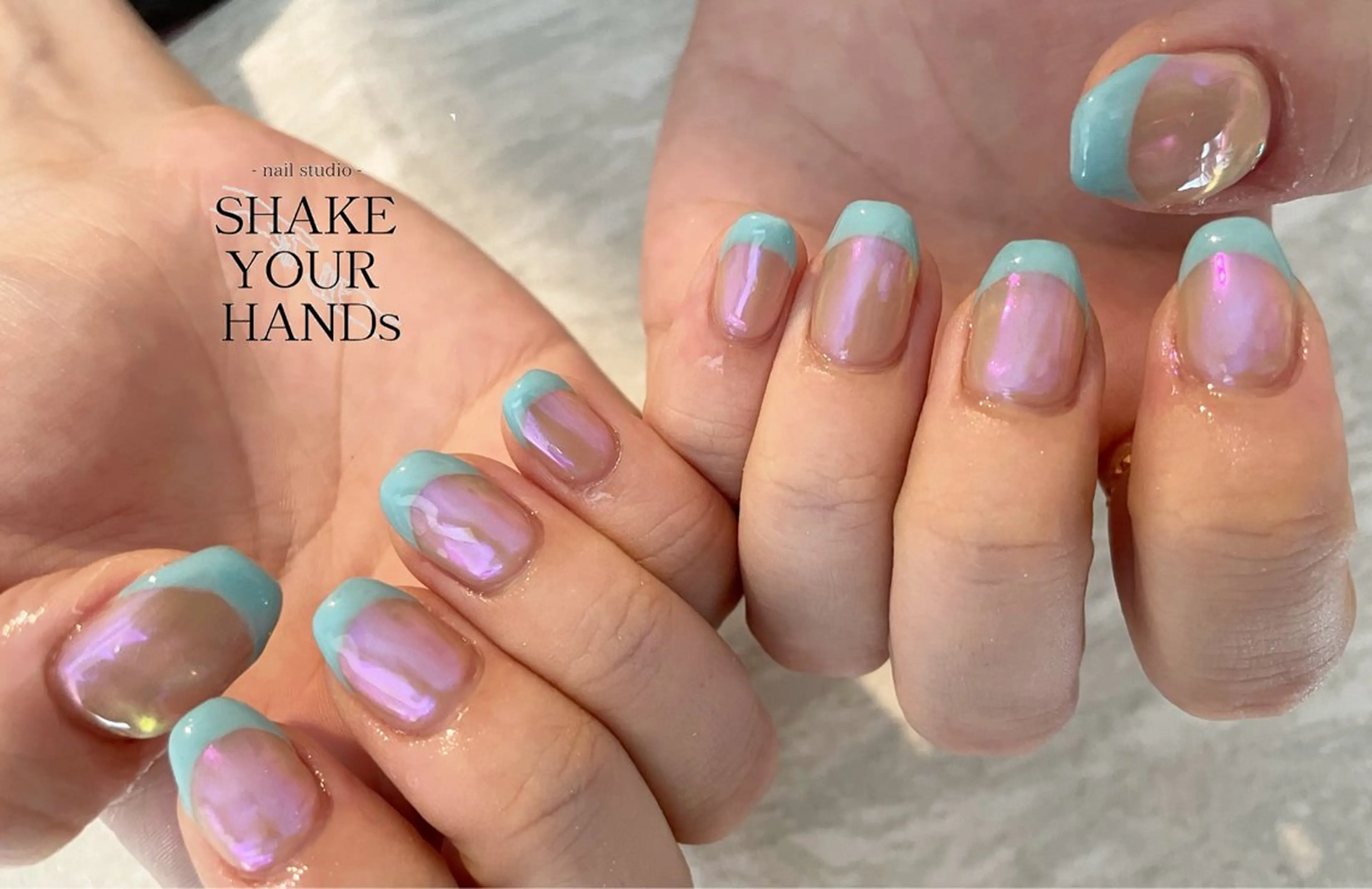 ネイル ミラーネイル ハンドネイル ネイルスタジオ シェイクユアハンズのネイルデザイン
