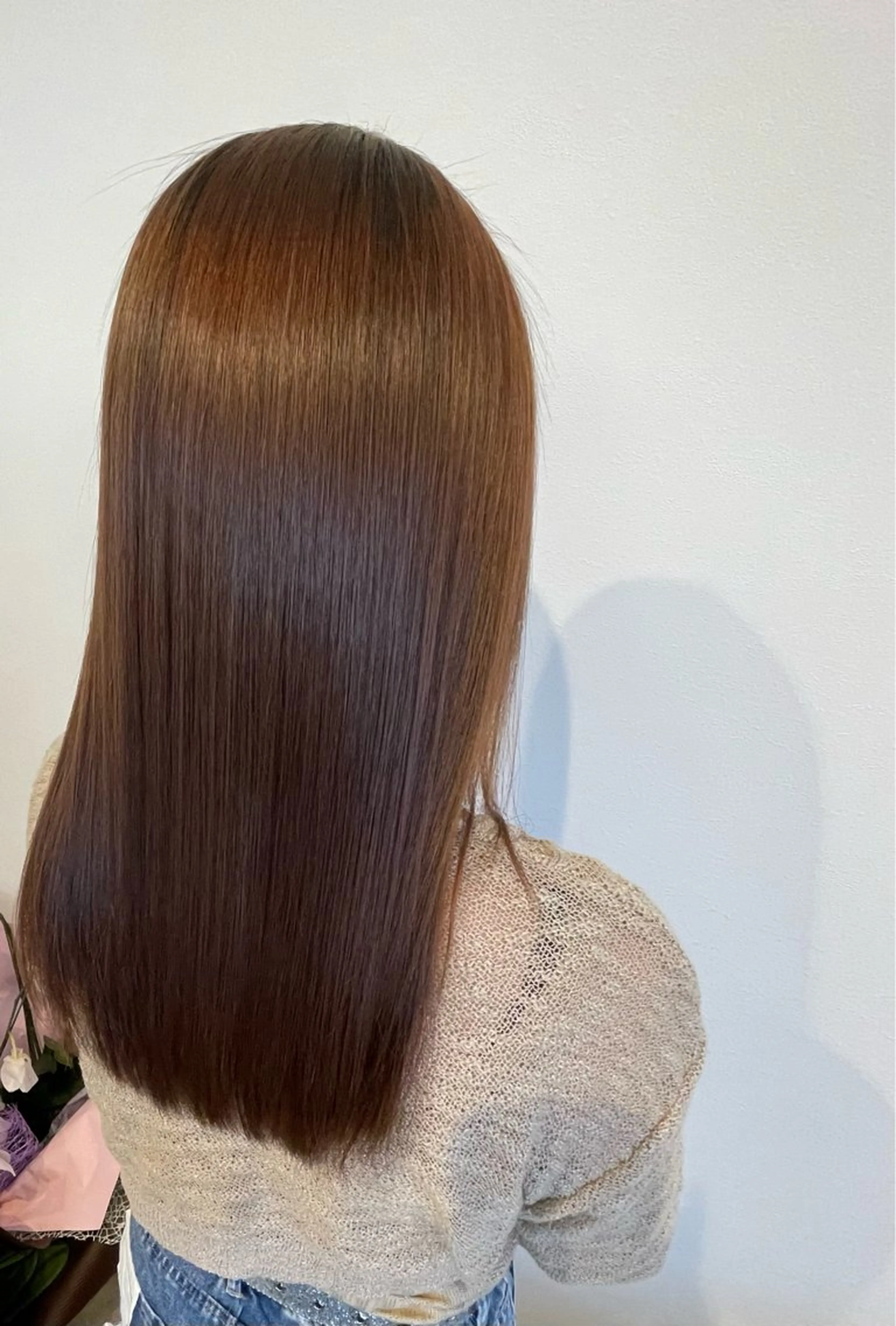 ロング 縮毛矯正 MONTEVERDE所属・吉本 美希のヘアスタイル