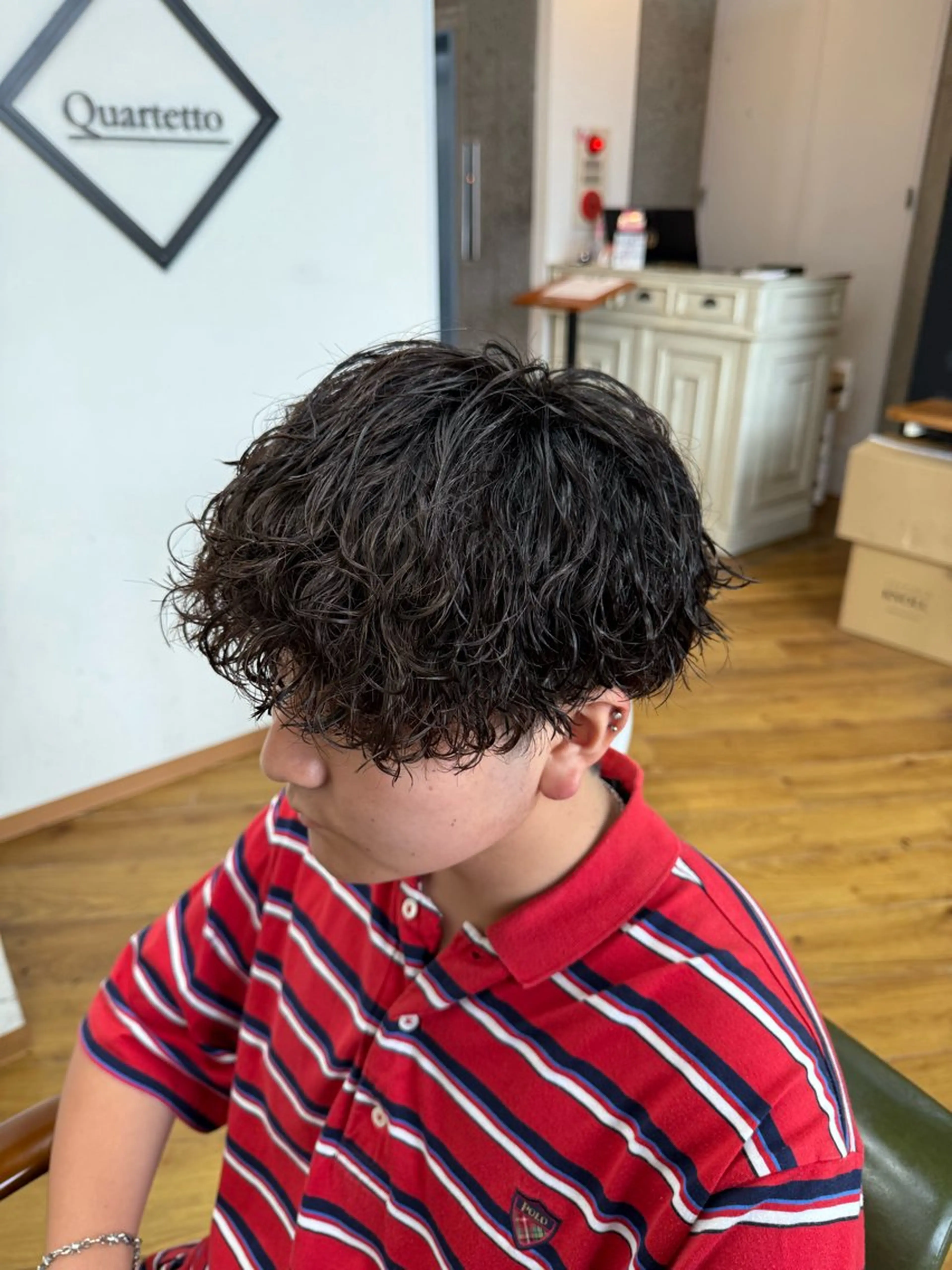 パーマ メンズ カット パーマ 【バレイヤージュ】 🔥メンズRYUTAのヘアスタイル