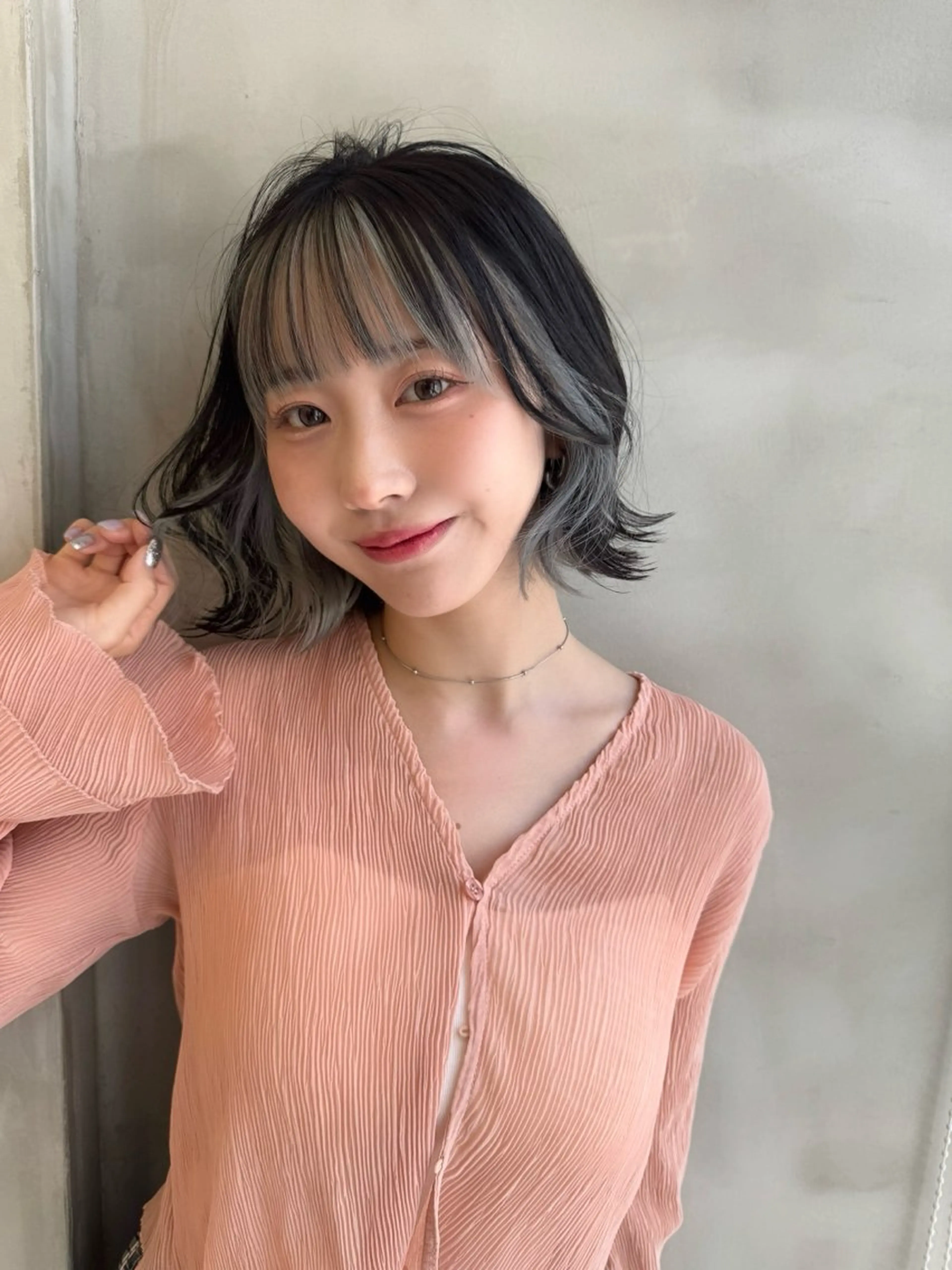 ミディアム カラー カット ヘアカラー トリートメント Lond luce心斎橋所属・🍀小川大輔🍀 ボブ/ブリーチ🥇のヘアスタイル