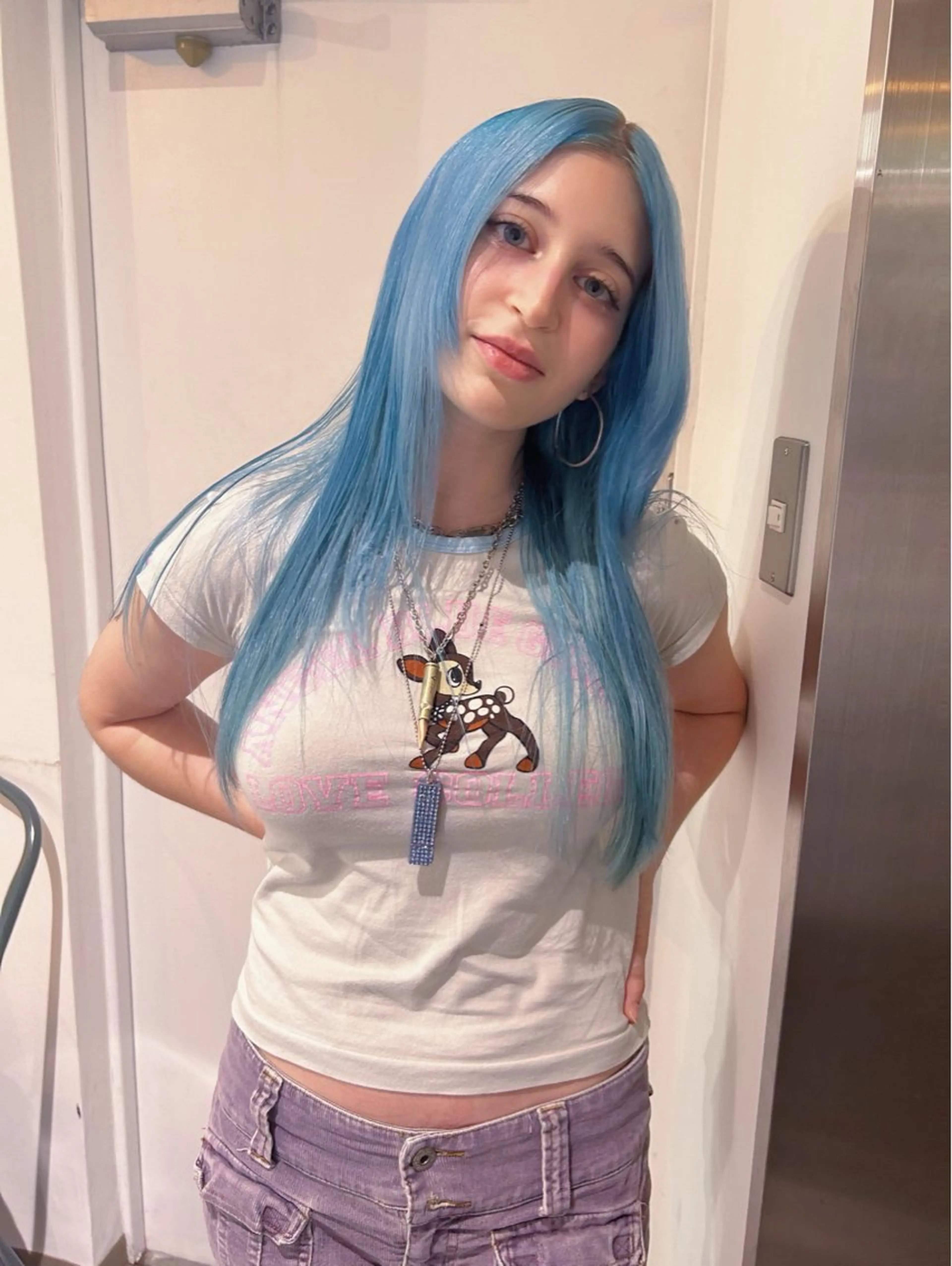 ロング カラー IDE AYANEのヘアスタイル