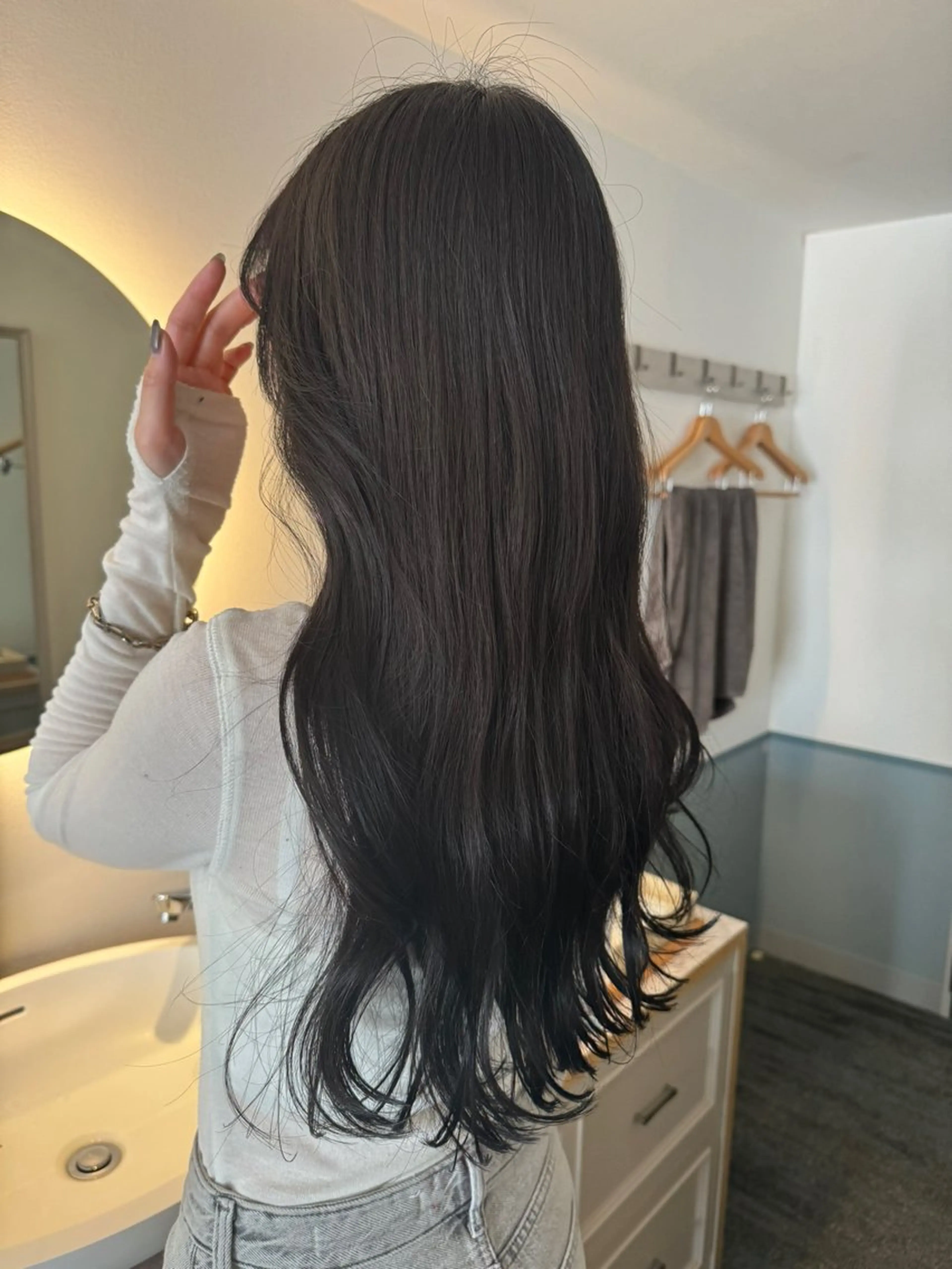 ロング ヘアカラー トリートメント 透明感カラー/艶髪 💎🐇uraraのヘアスタイル