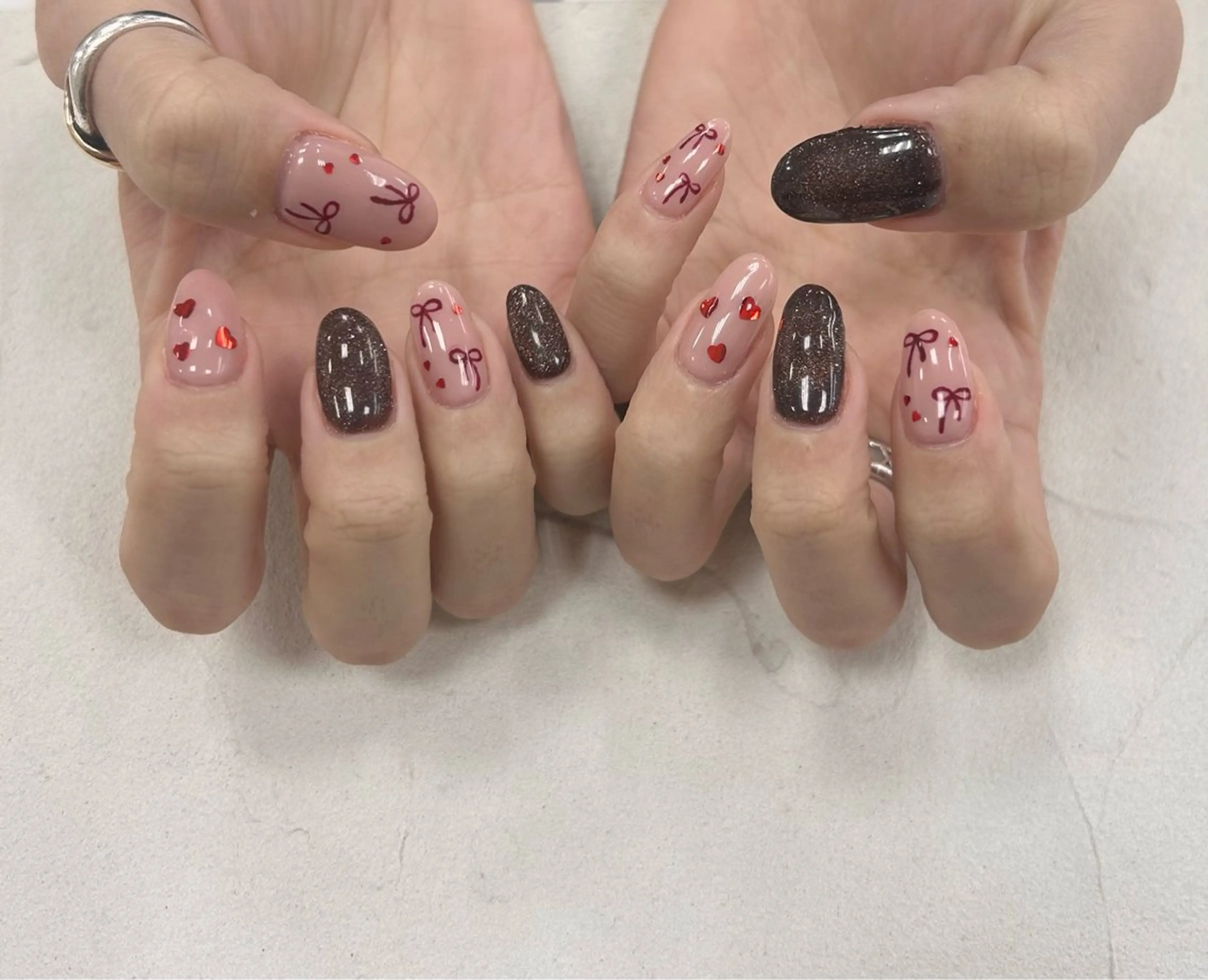 ネイル ハンドネイル Bianca  🎀 Hayakawaのネイルデザイン