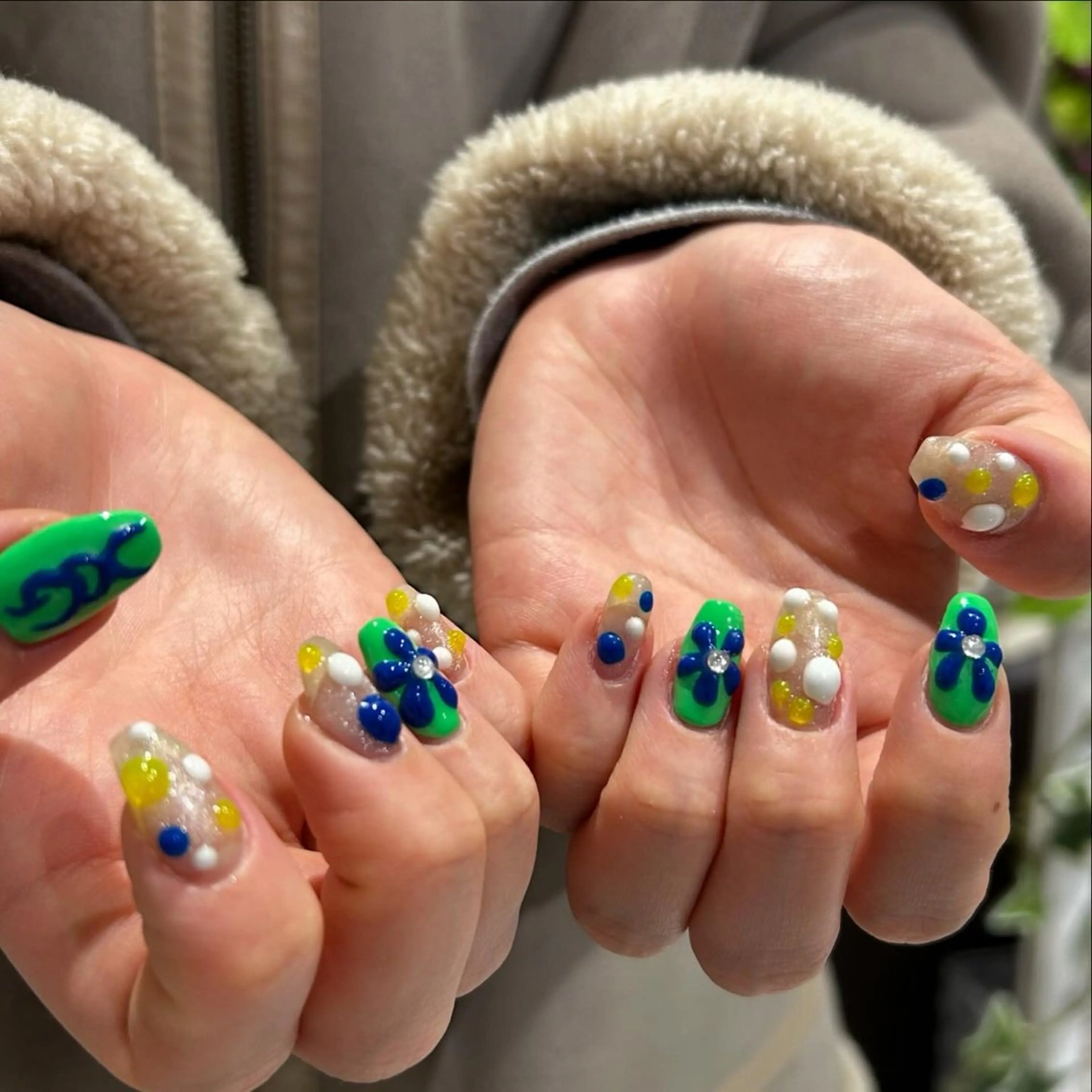 ネイル ぷっくりネイル 大山 なつみのネイルデザイン