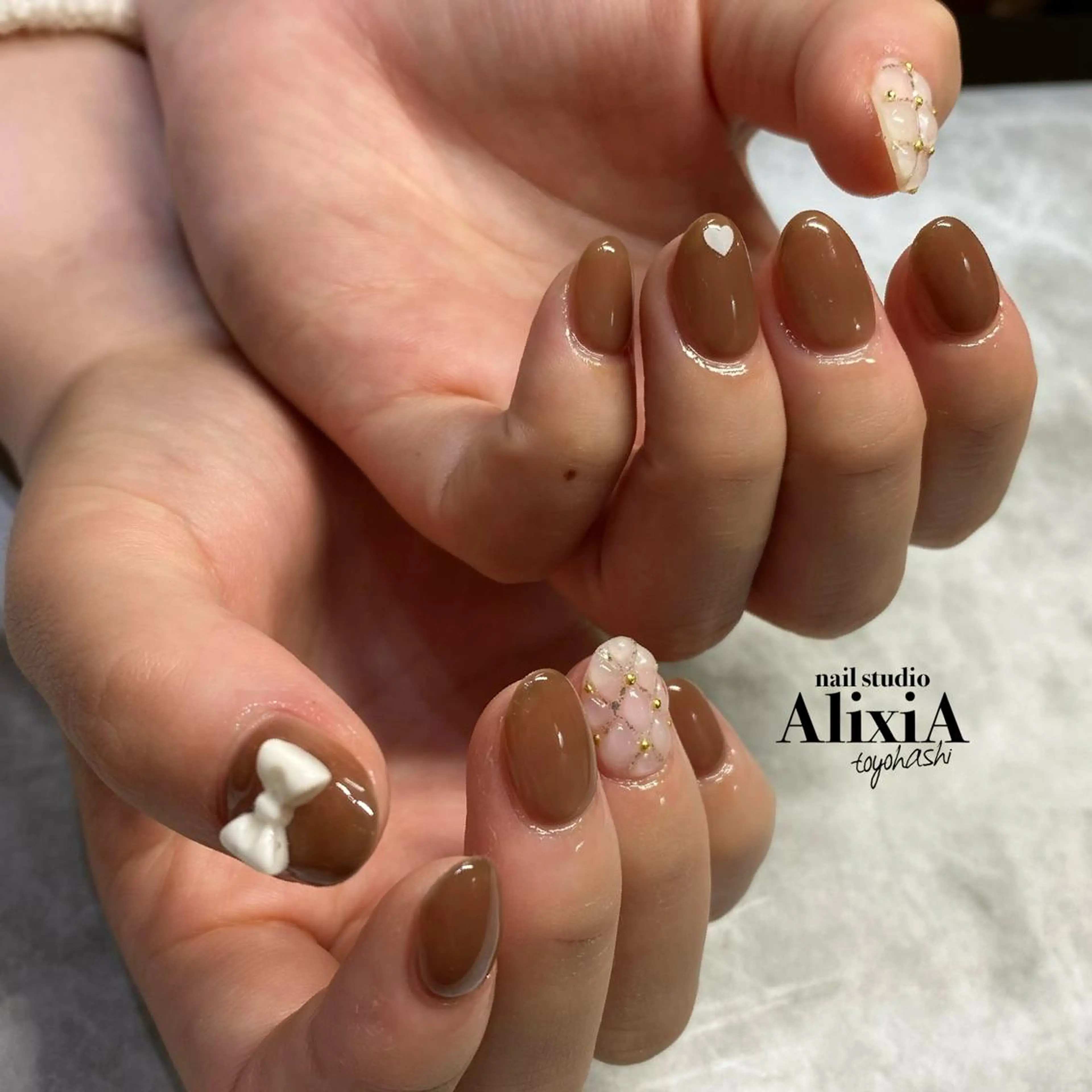 ネイル ハンドネイル AlixiA   nail studio所属・AlixiA ゆみのネイルデザイン