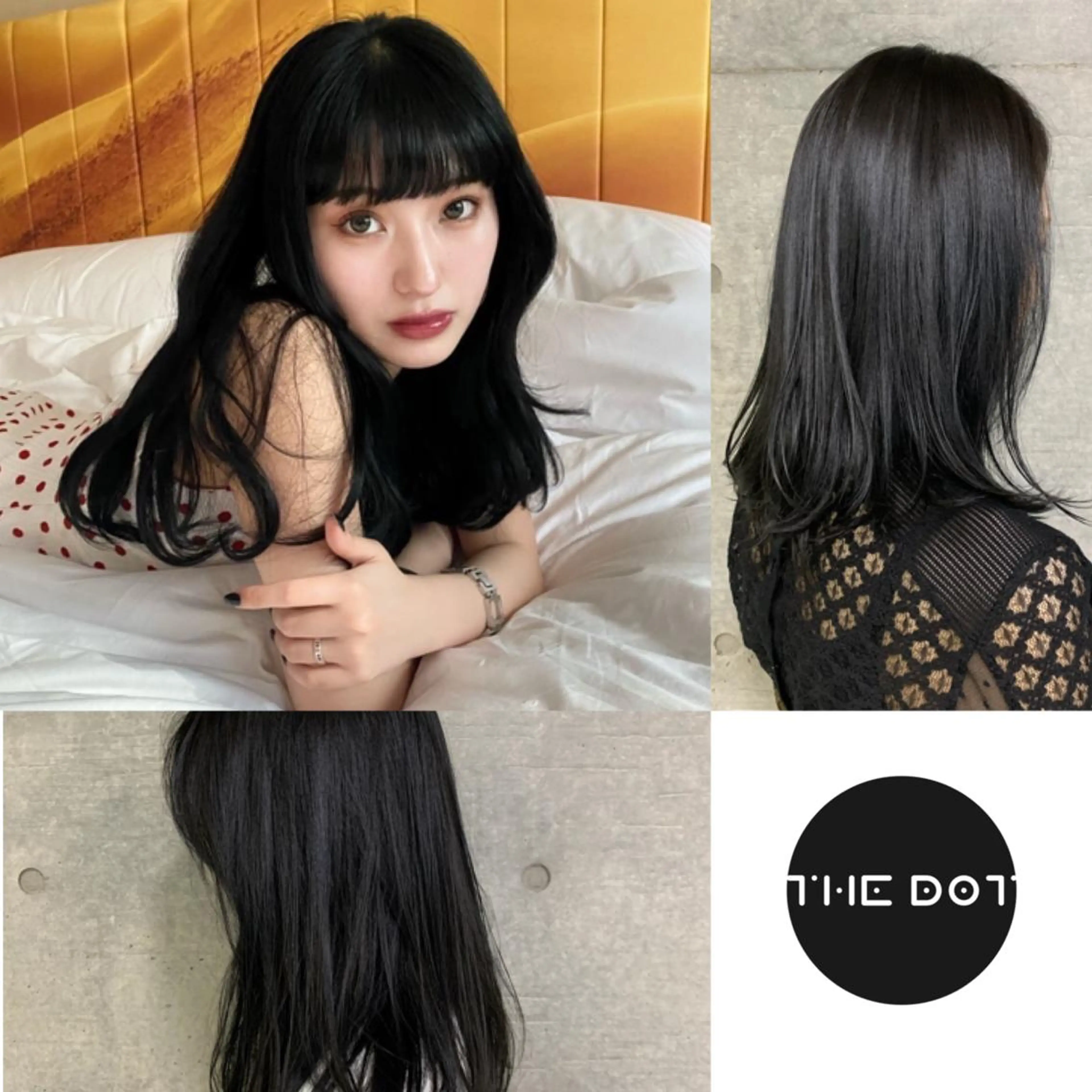 【新規】🖤ブラックカラー🖤新規お気に入り限定！黒染め​〜​落ちやすい黒色選べます！就活、実習◎今後の生活に合わせてご提案の写真