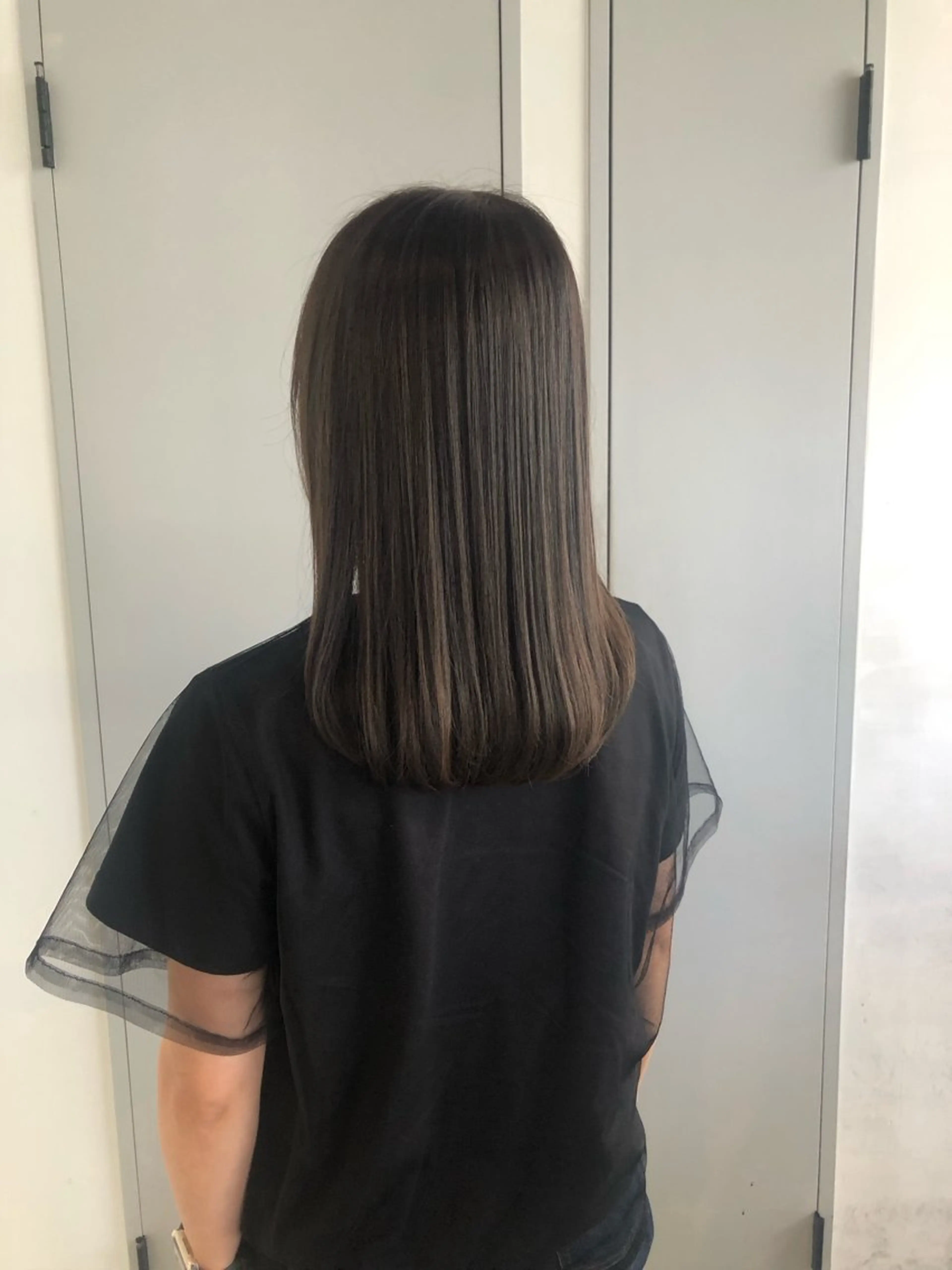 カラー グレージュ オリーブグレージュ オリーブグレー 🎀FERlA池田店 永谷日和🎀のヘアスタイル