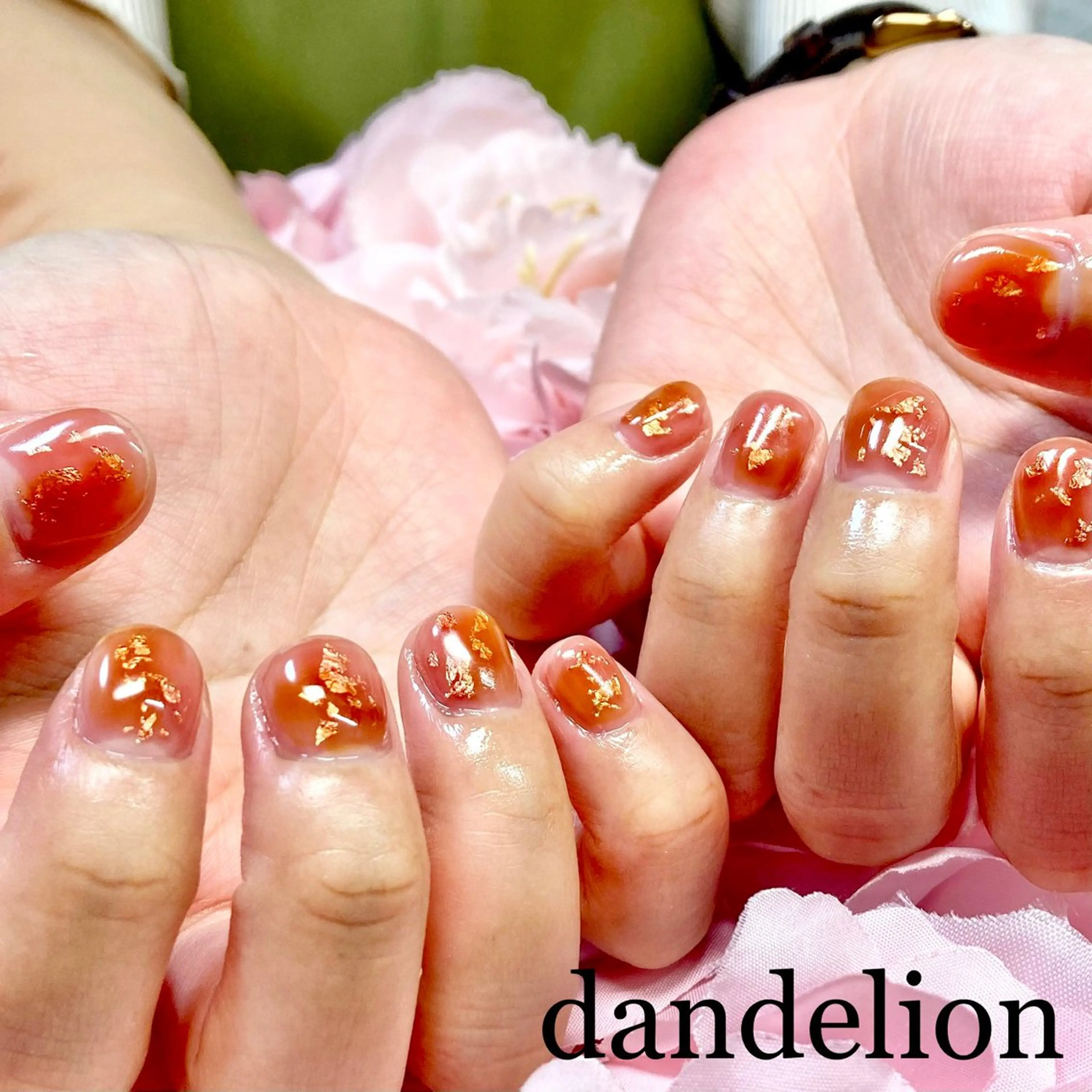 ネイル ハンドネイル ハンドケア dandelion ダンデライオンのネイルデザイン