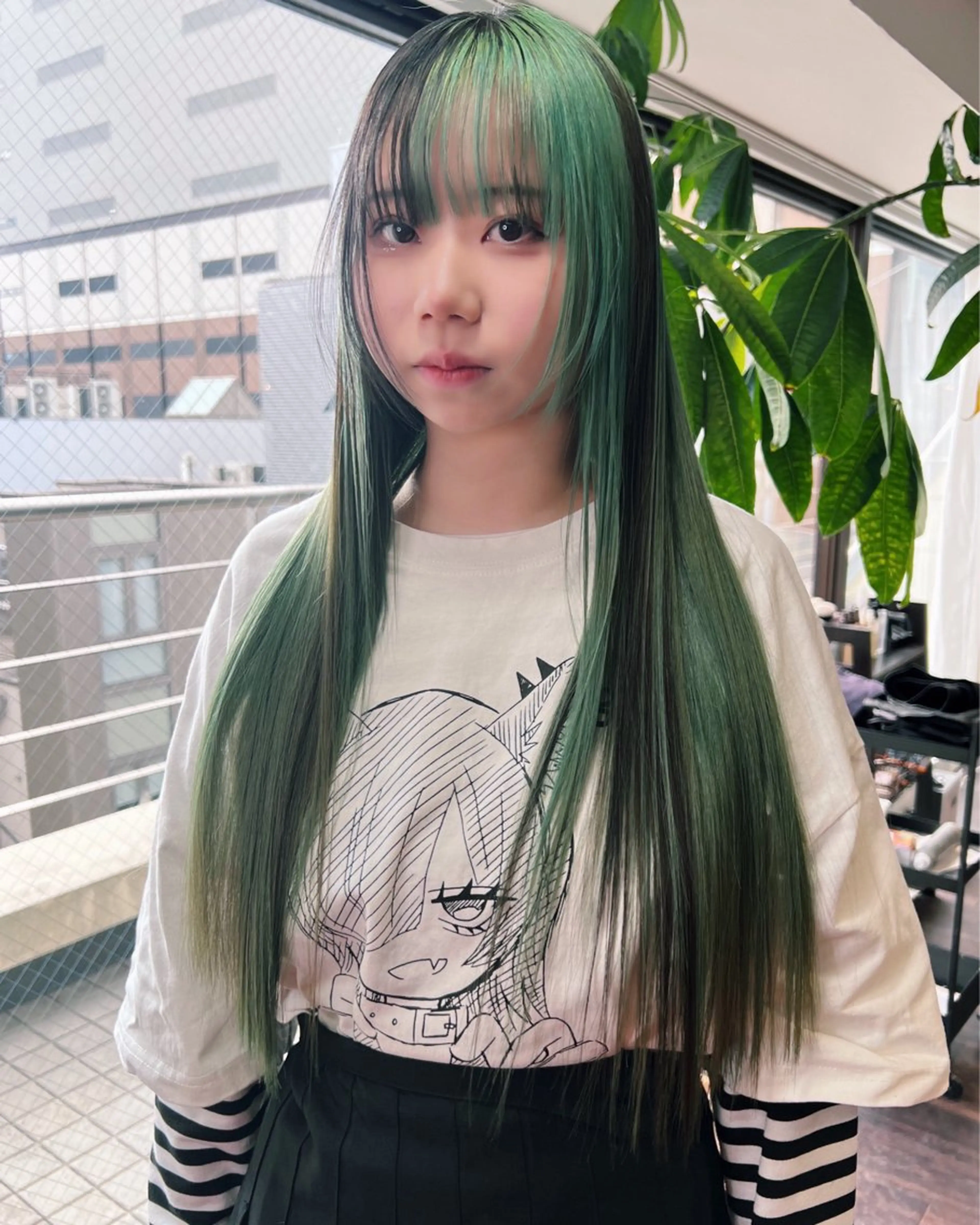 セミロング カラー カット ヘアカラー トリートメント ヘアセット 🧡色落ちまで2度綺 麗なカラー🧡ヨシキのヘアスタイル