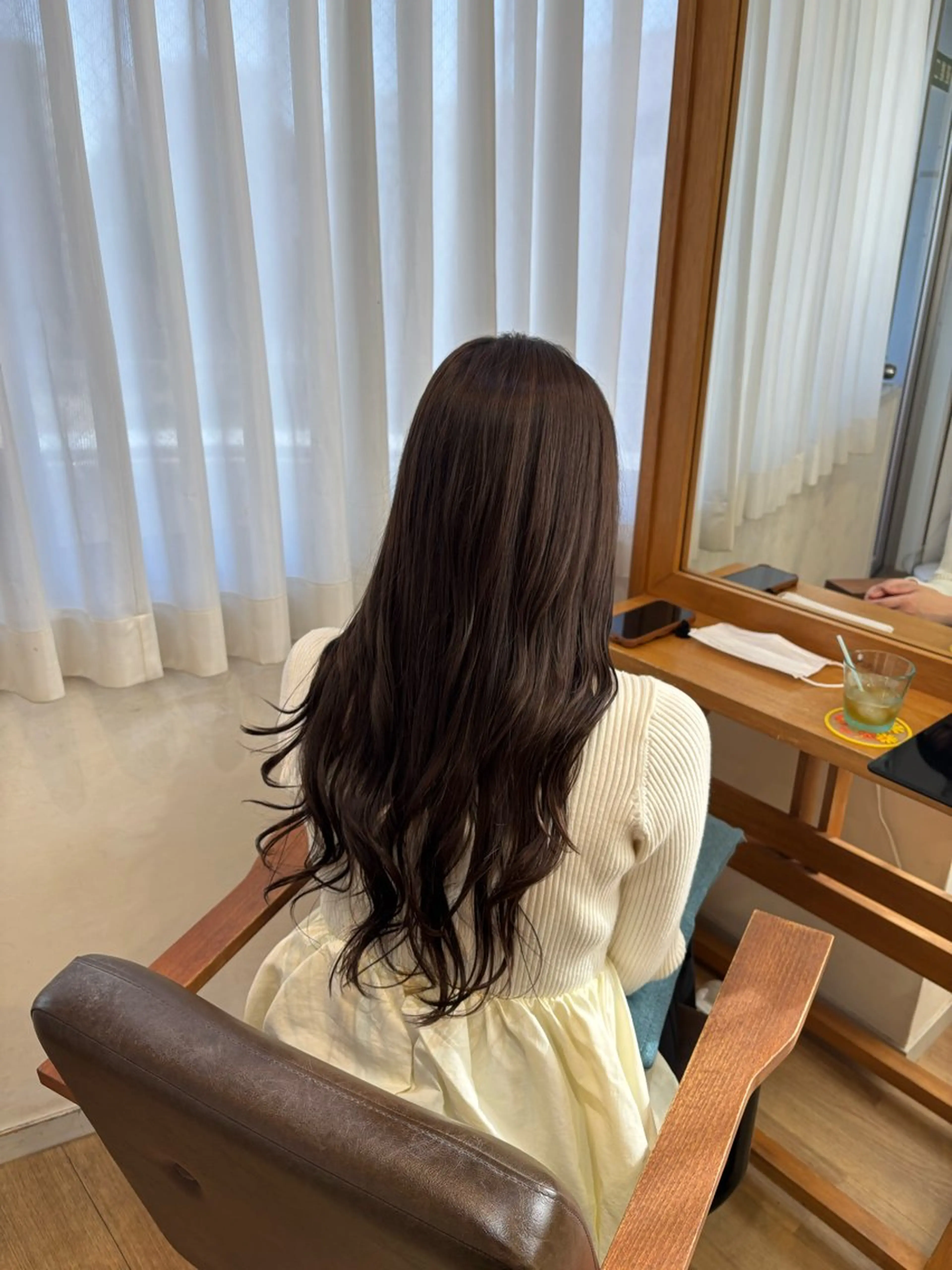 ロング カラー 透明感カラー グレージュ ヘアカラー RINNO🌷艶髪/ 艶カラーのヘアスタイル