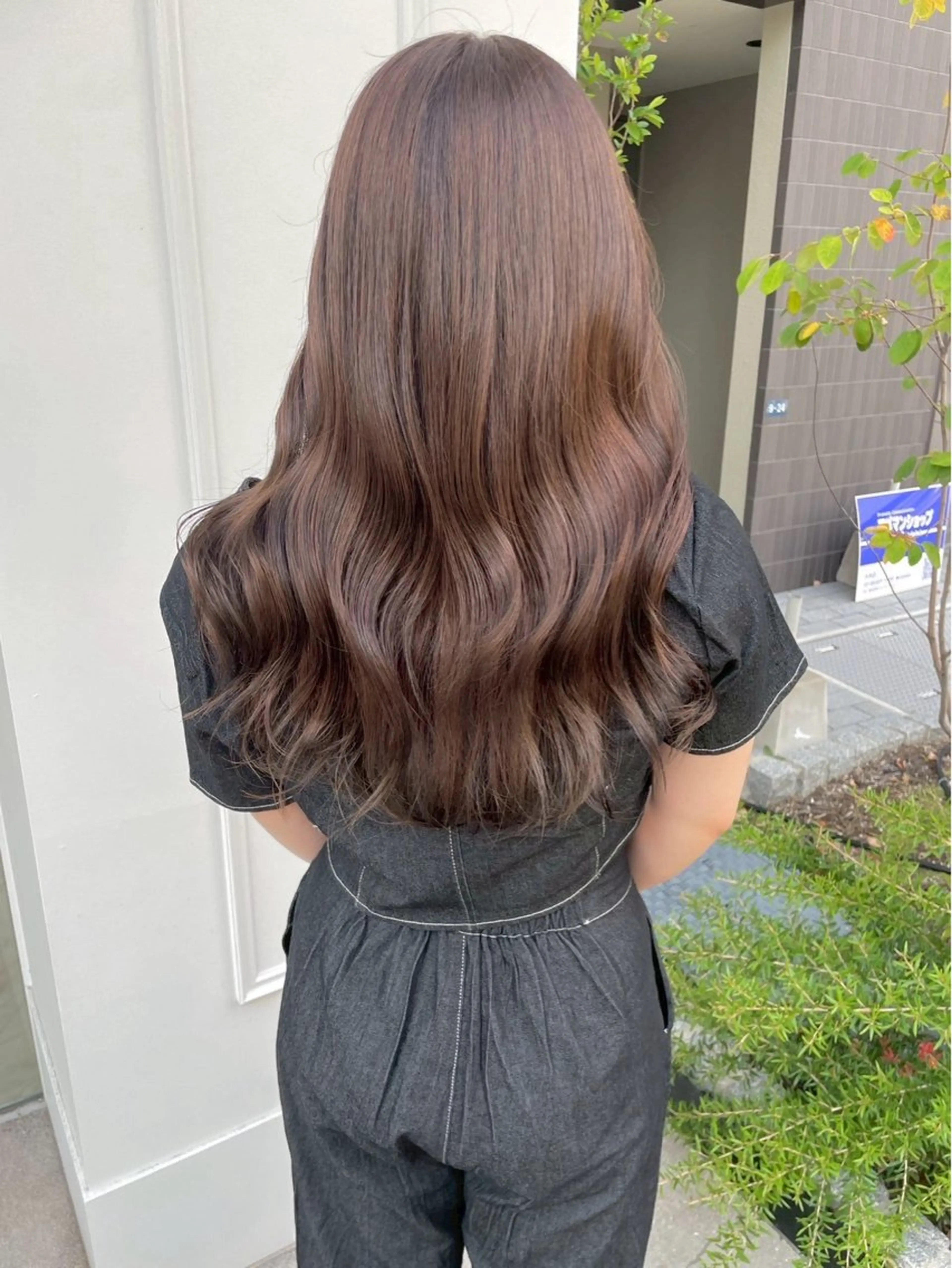 ロング カラー ヘアカラー ParveMix🎀 稲垣詞葉のヘアスタイル