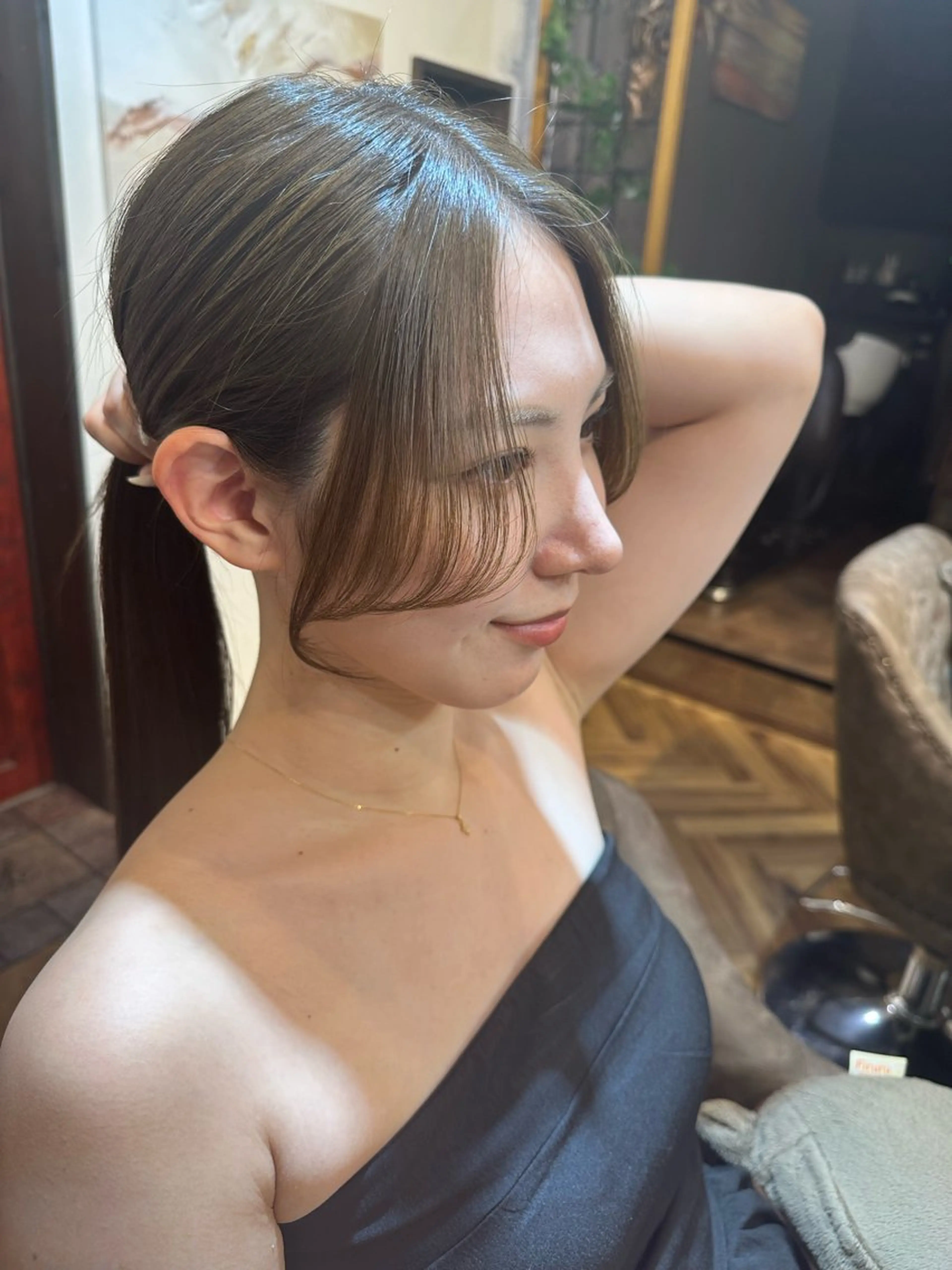 ロング カット ヘアカラー トリートメント 伏田 遼馬のヘアスタイル