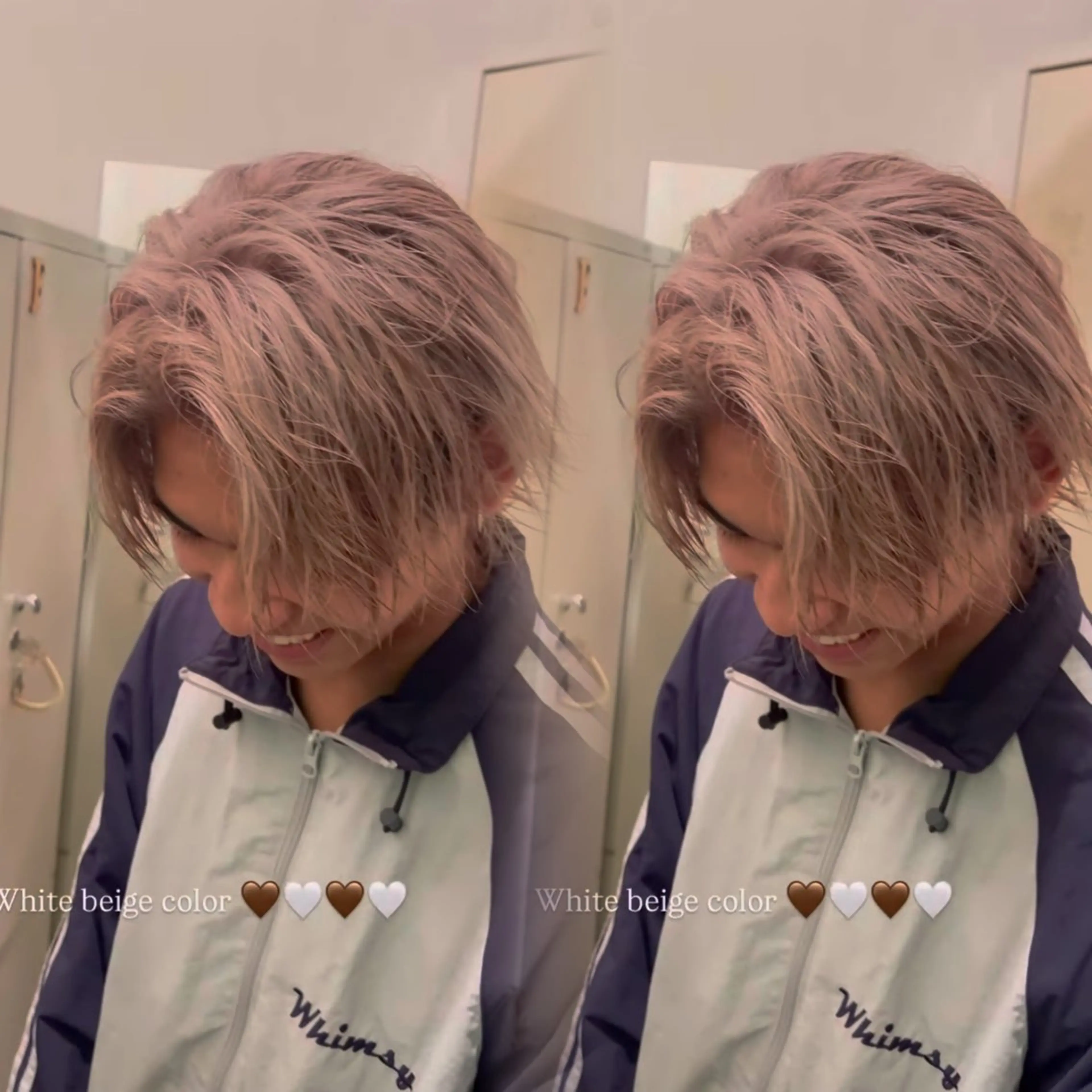 ショート メンズ カット ハイトーンカラー/エ クステ/デザインのヘアスタイル