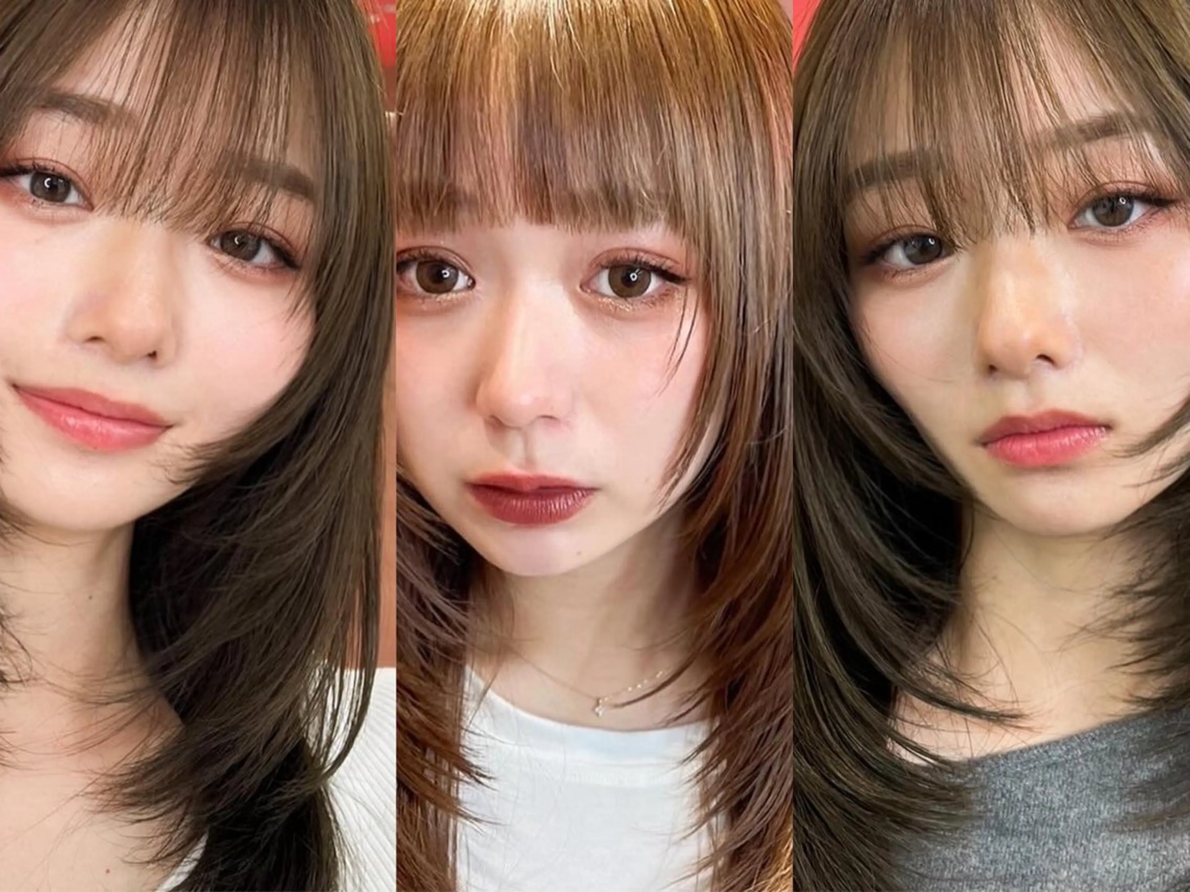 ミディアム カット トリートメント 山崎/ボブ縮毛矯正 レイヤー髪質改善のヘアスタイル