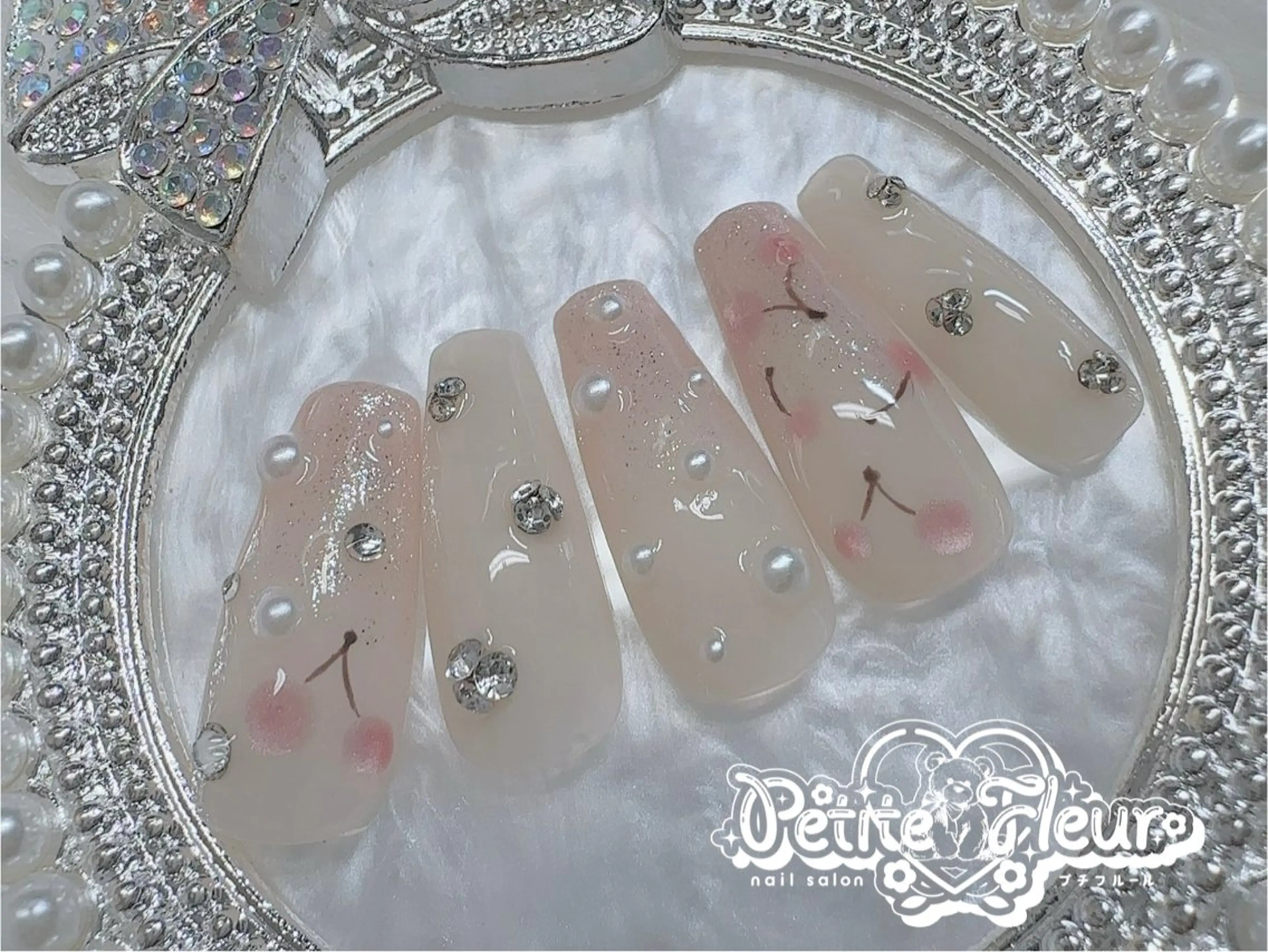 ネイル ハンドネイル ❁⃘*。Petite fleur❁⃘*りさのネイルデザイン