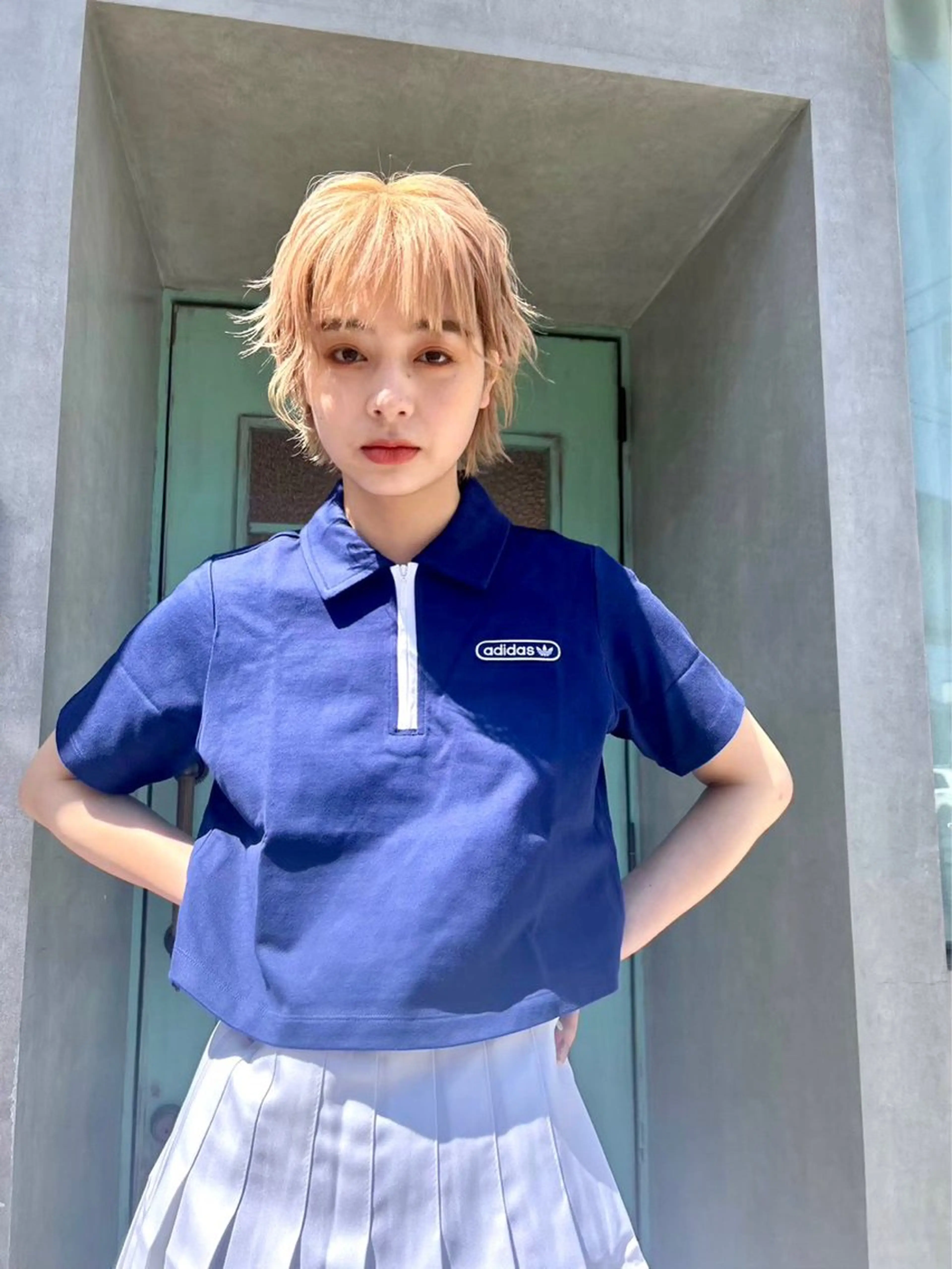 🍍【人気No3メニュー】オラプレックスケアブリーチリタッチ＋ケアカラー　ダメージレスして艶カラーに！の写真