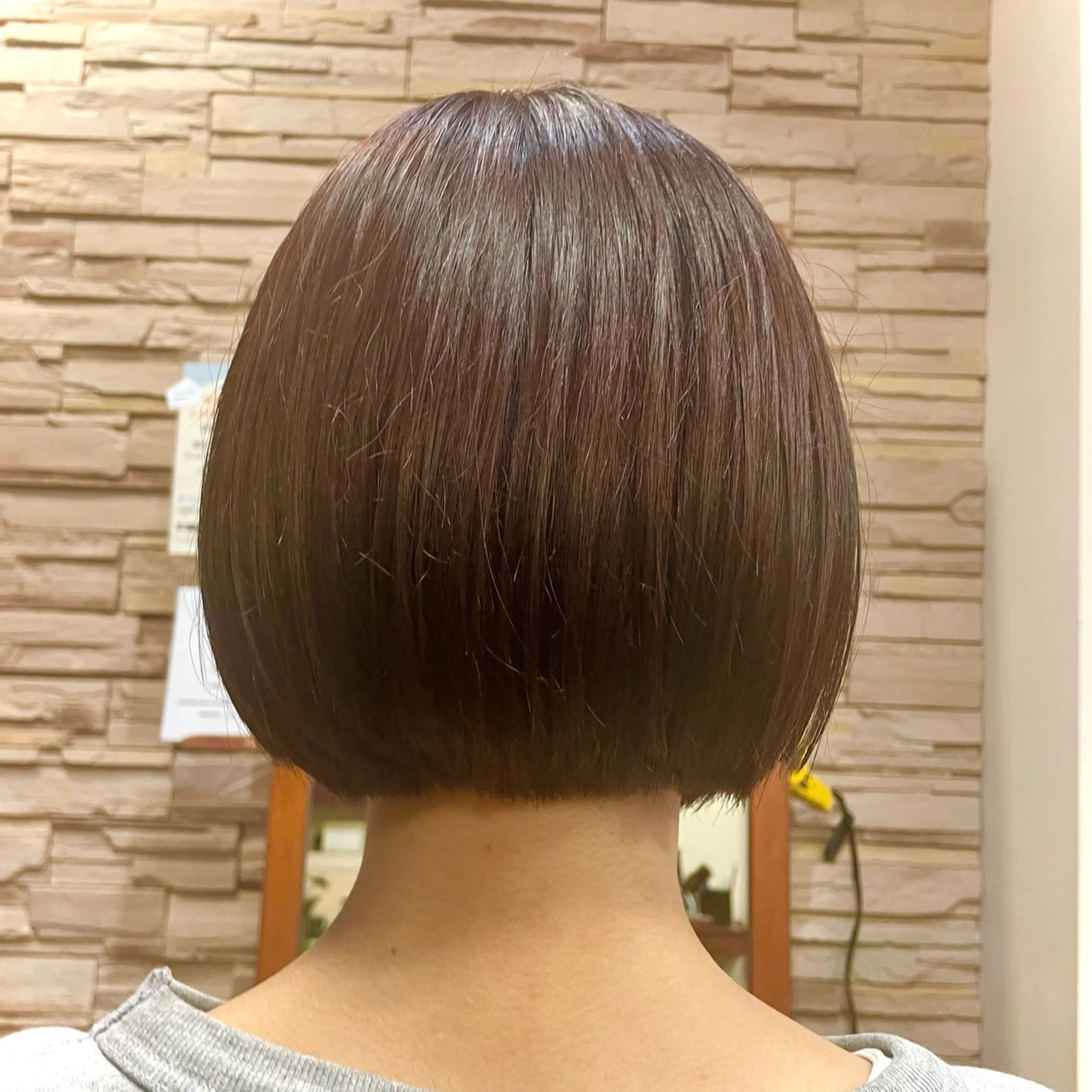 ショート ボブ ミニボブ/カット モデル/渋谷/ 宍戸のヘアスタイル