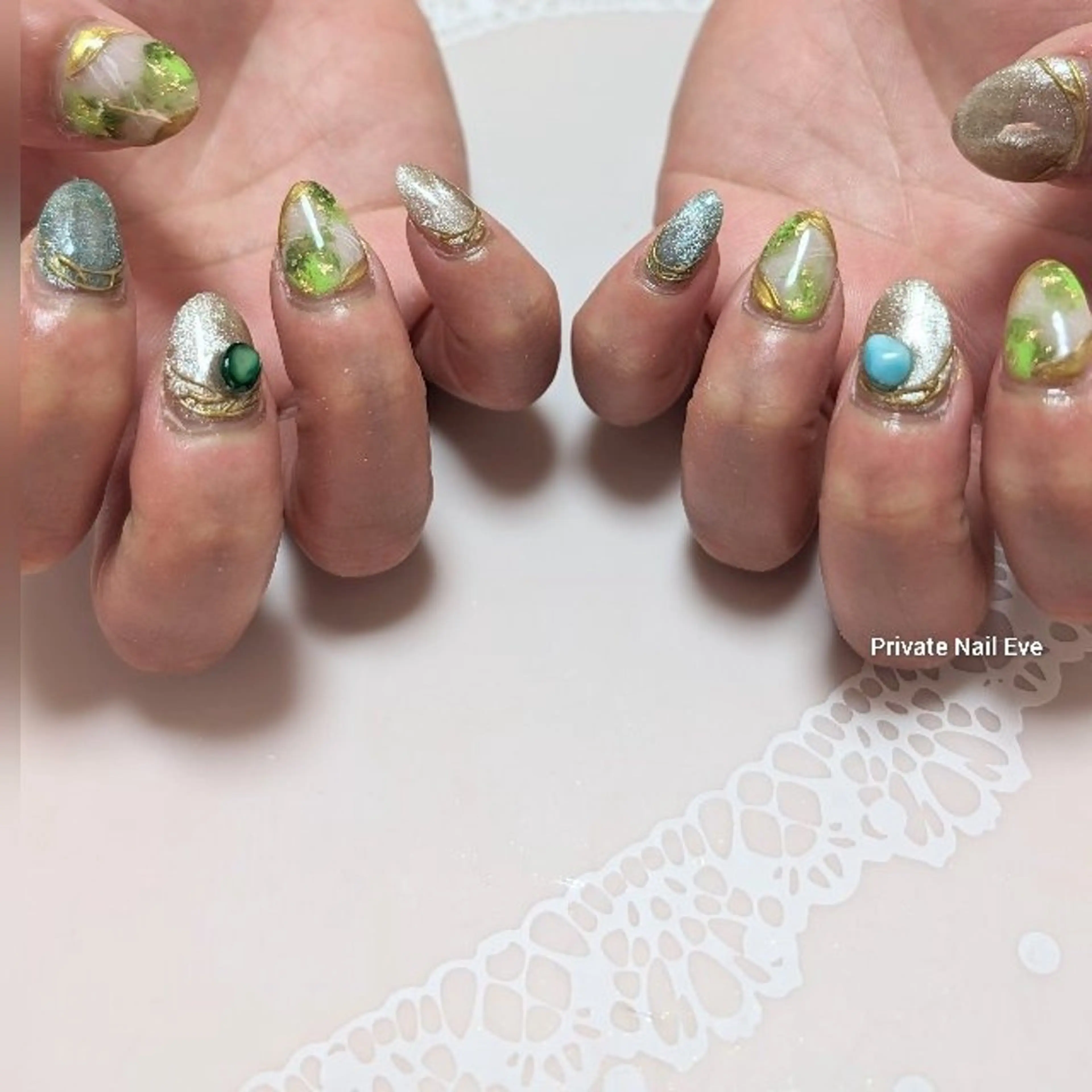 ネイル 持ち込み ニュアンスネイル ハンドネイル ネイル junkoのネイルデザイン