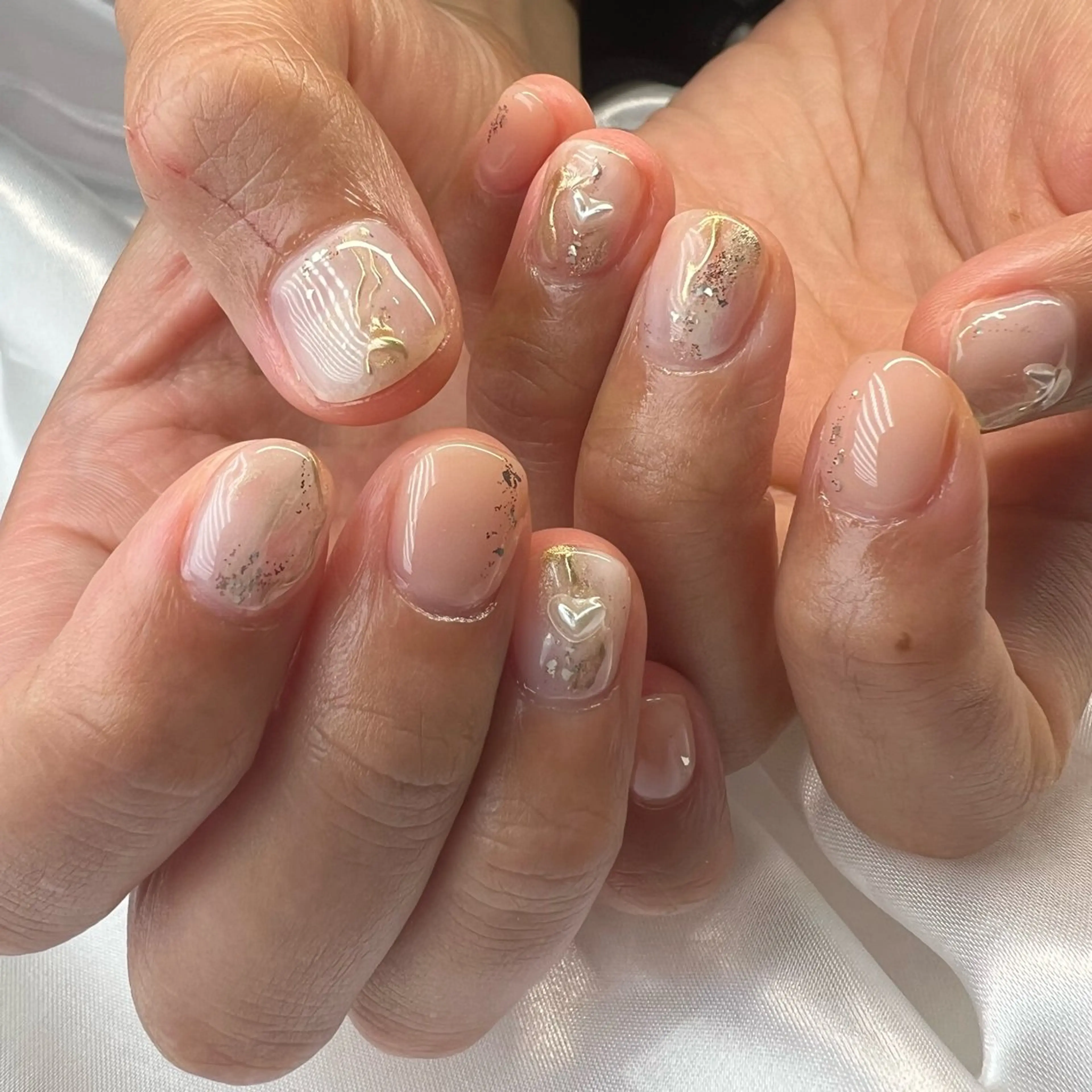 ネイル ジェルネイル キラキラネイル 韓国ネイル マグネットネイル ミラーネイル You kyehwaのネイルデザイン