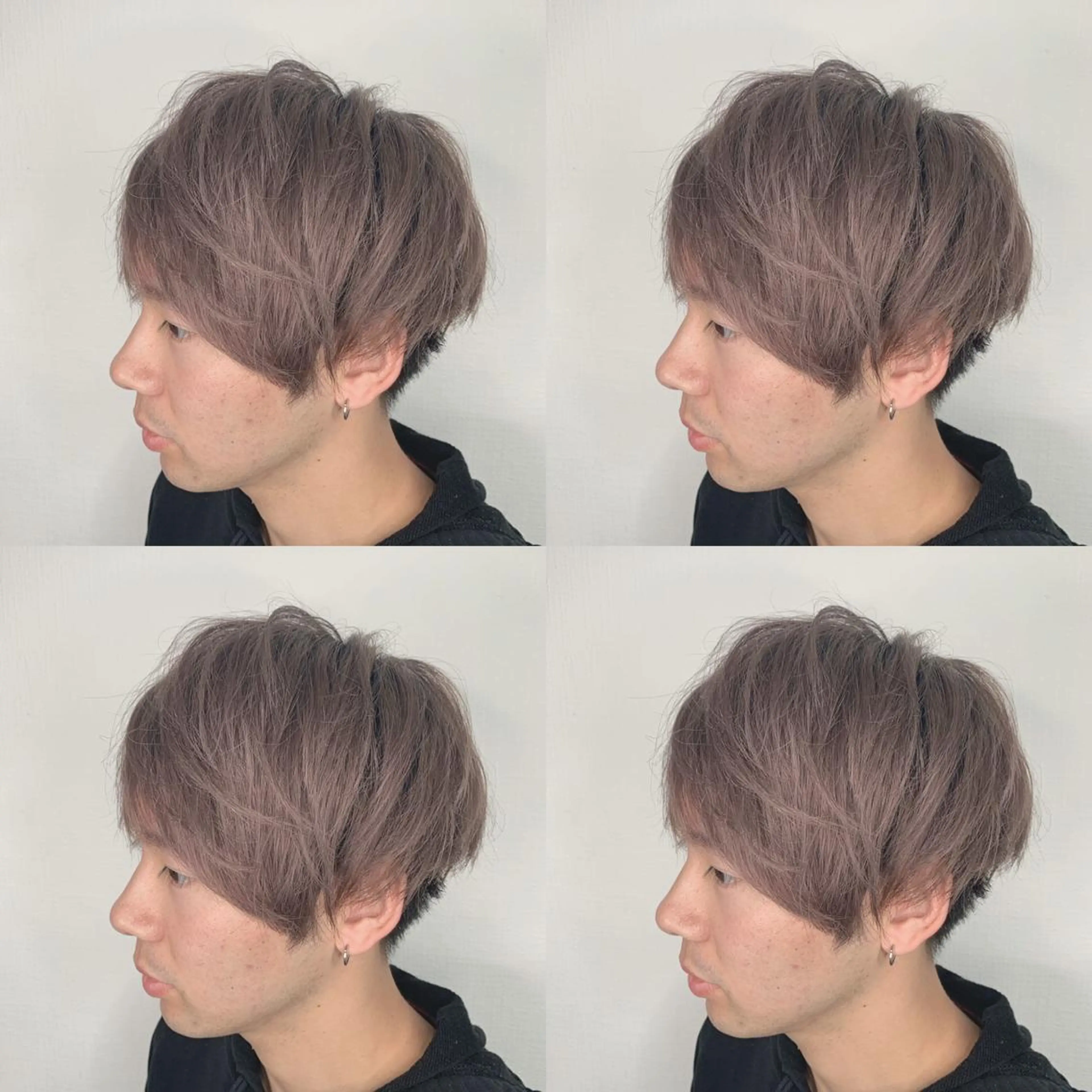 ショート アッシュ ヘアカラー actanoid etto所属・佐藤 香太のヘアスタイル