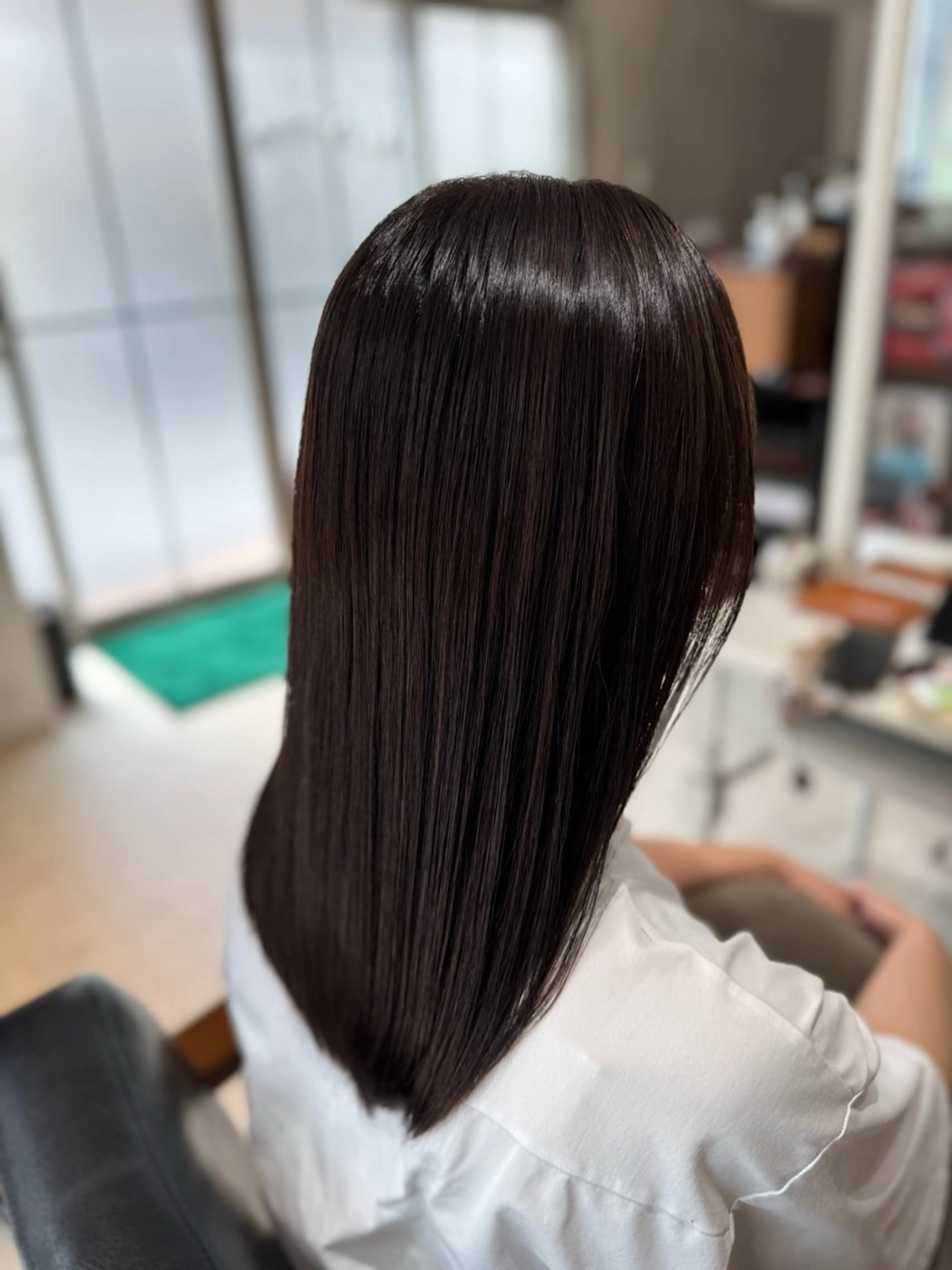 ミディアム カラー ヘアカラー トリートメント aletta 大森町のヘアスタイル