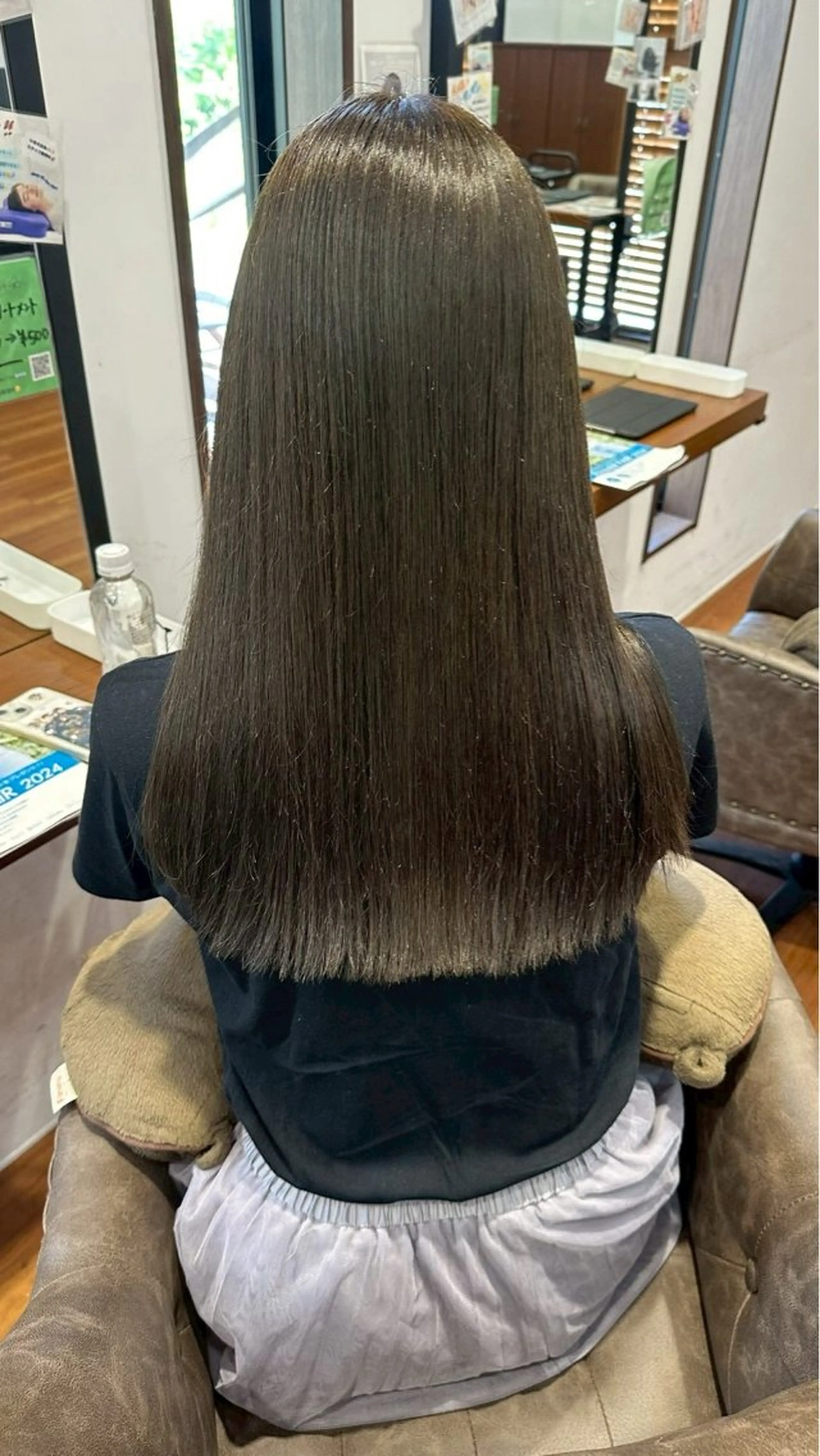 セミロング ヘアカラー りな/ツヤカラー/ 豊橋美容院のヘアスタイル