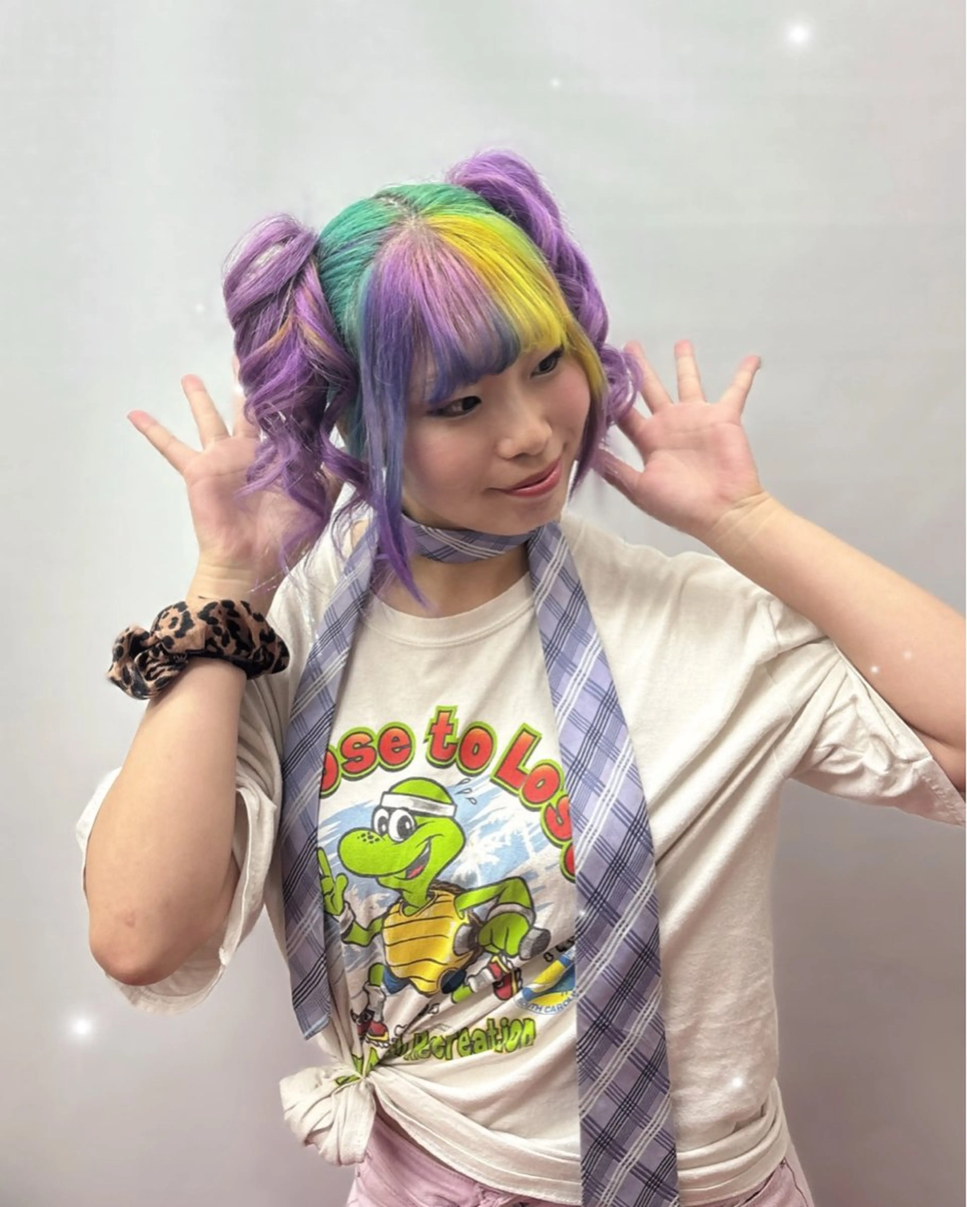 ♡🌈派手髪にしたい方コチラ🌟♡【1ブリーチ＋カラーバター】の写真