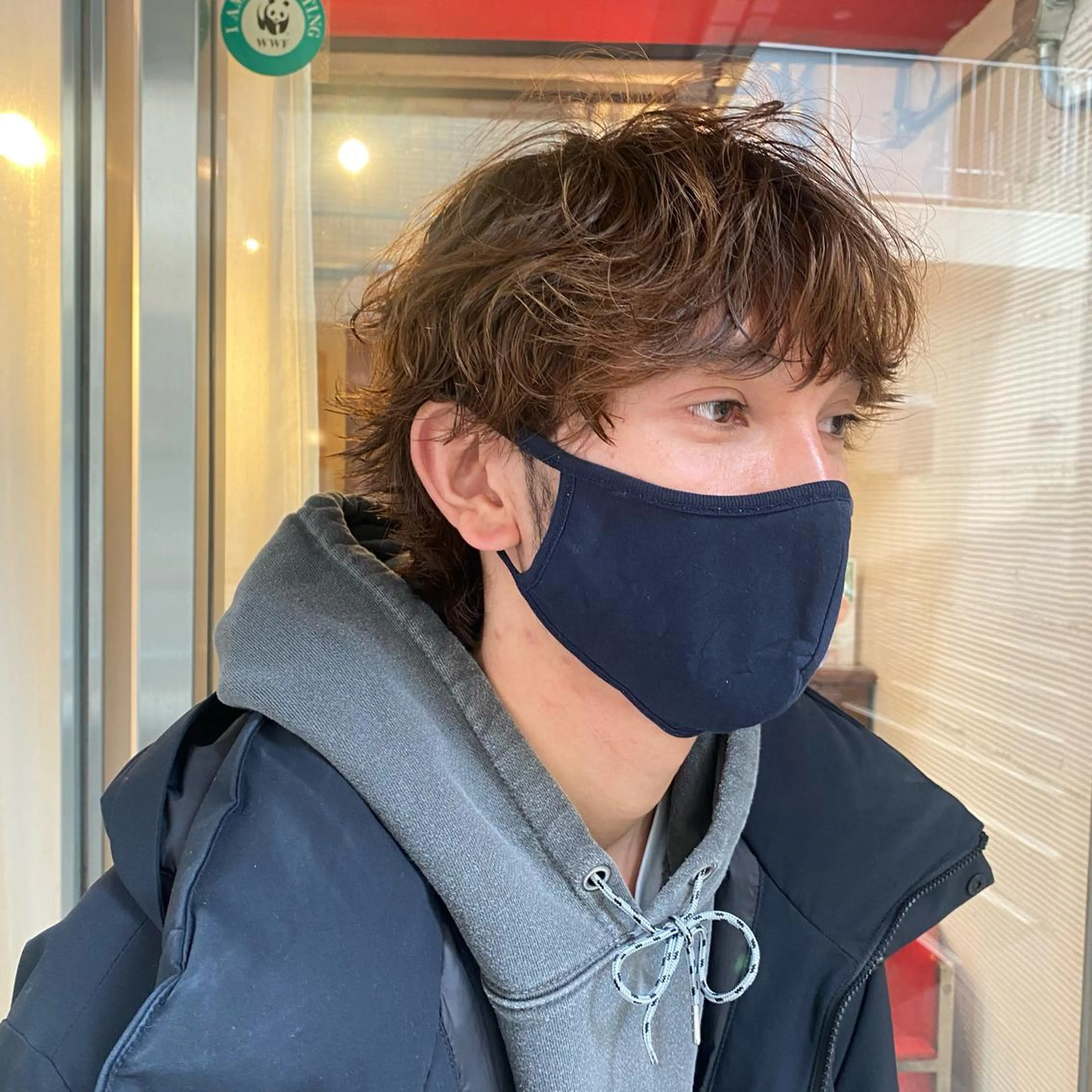 ショート メンズ メンズパーマ カット パーマ Aust hair Stella新宿所属・Yuki☺︎パーマ レイヤーカットのヘアスタイル