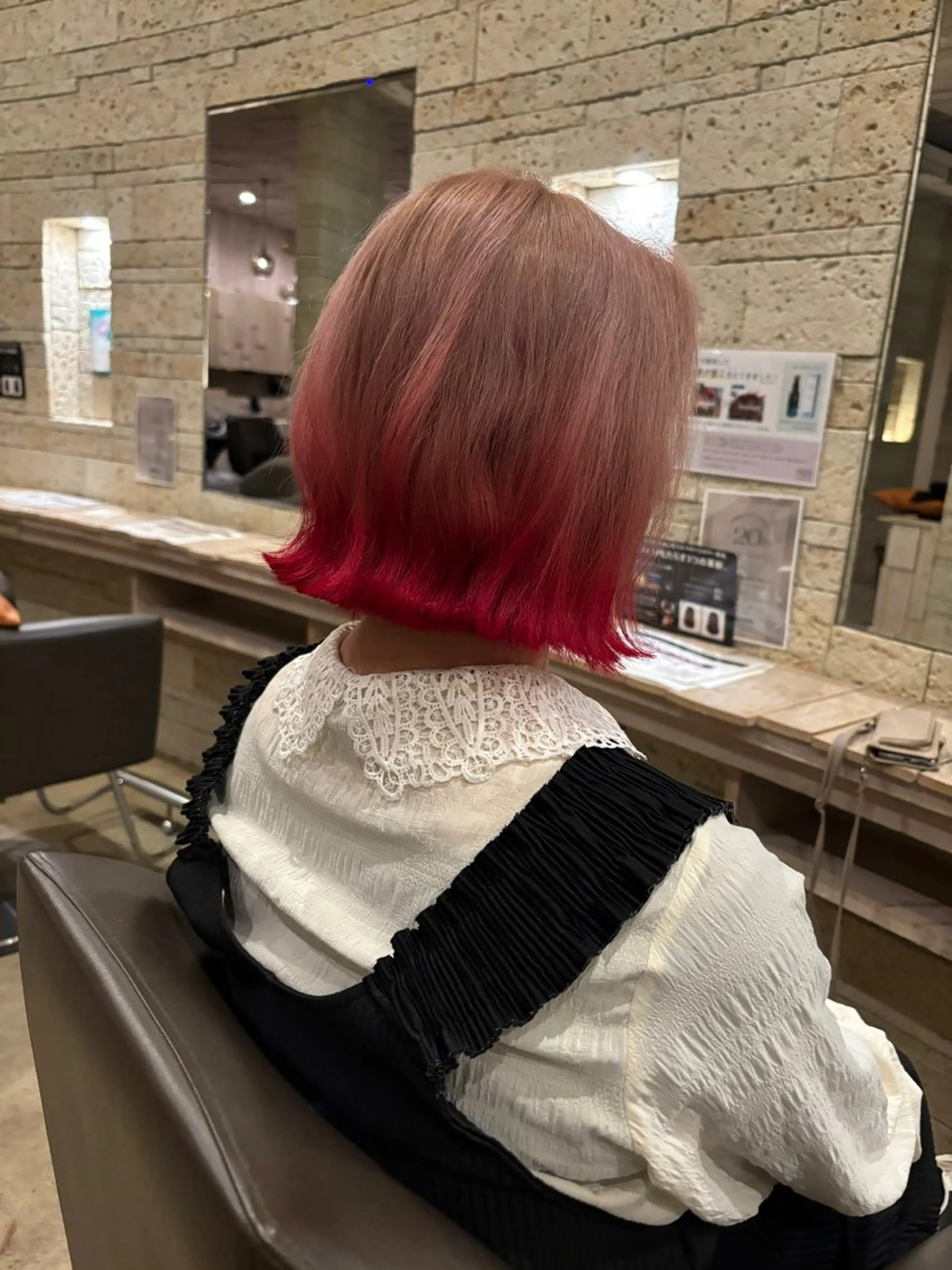 ミディアム カラー カット ヘアカラー 小塚 和眞のヘアスタイル