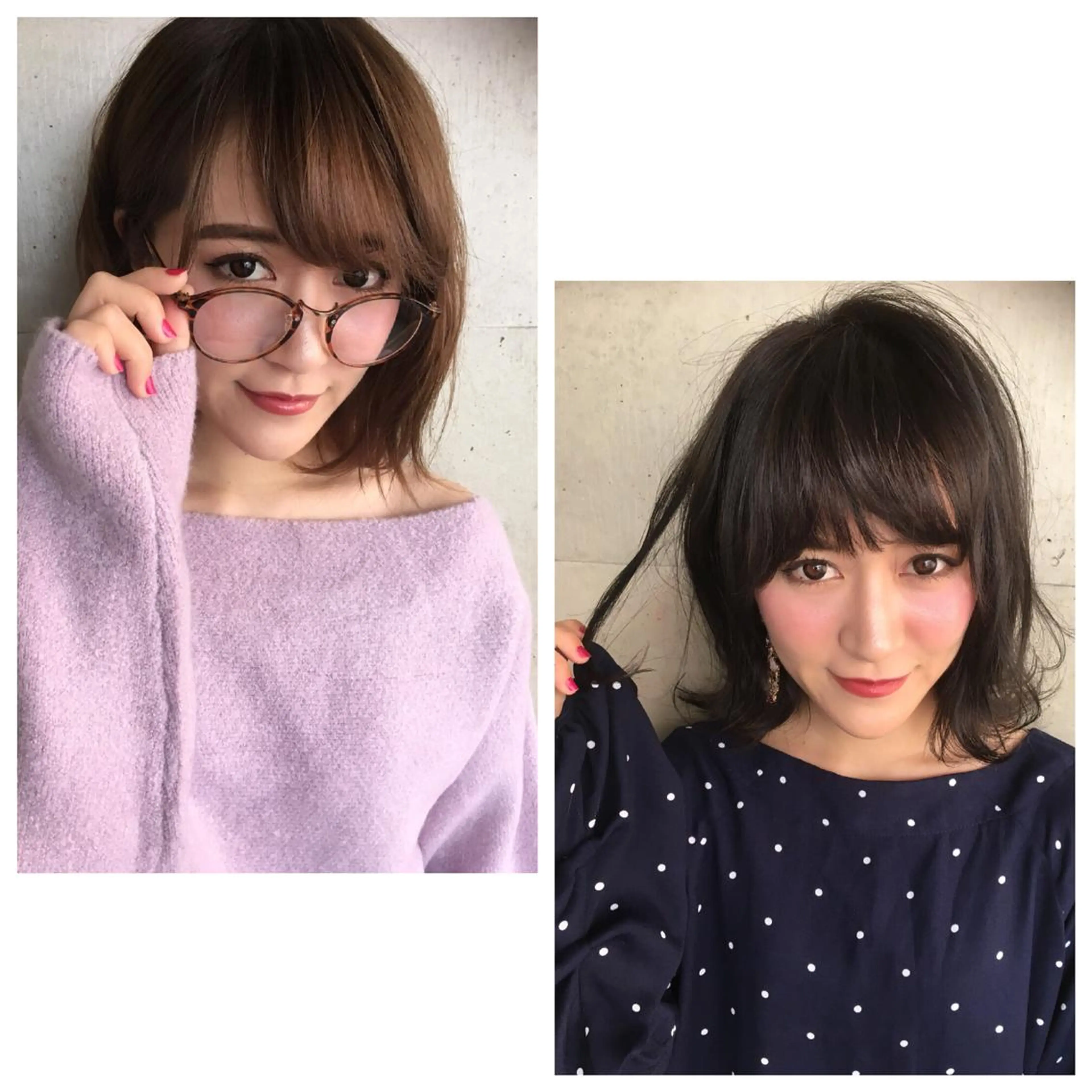 ミディアム カラー Lumderica(ラムデリカ)所属・横浜/元町/石川町 ラムデリカYUKAのヘアスタイル