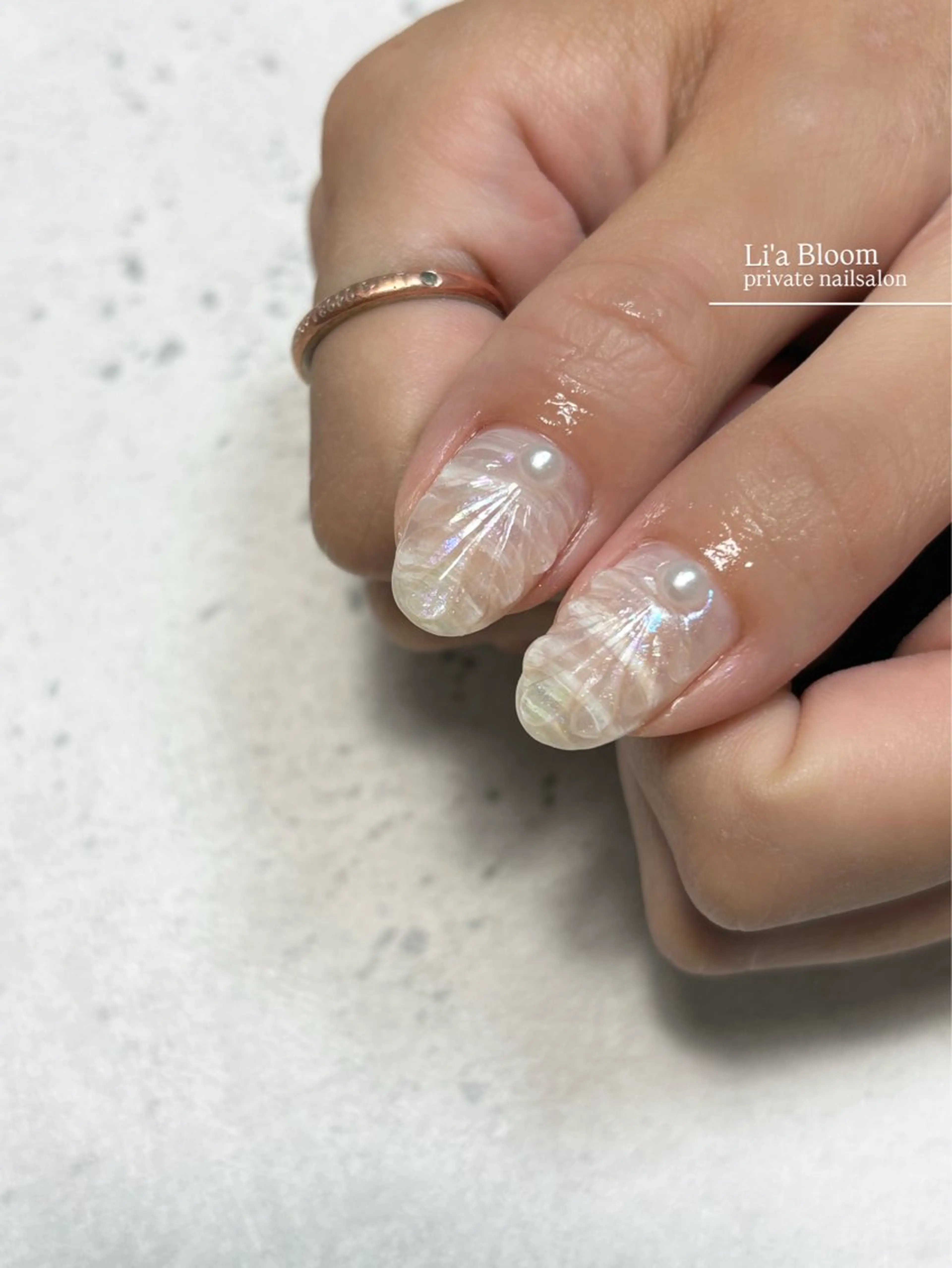 ネイル ハンドネイル Li'a Bloom所属・🦋🤍 madoka🤍のネイルデザイン