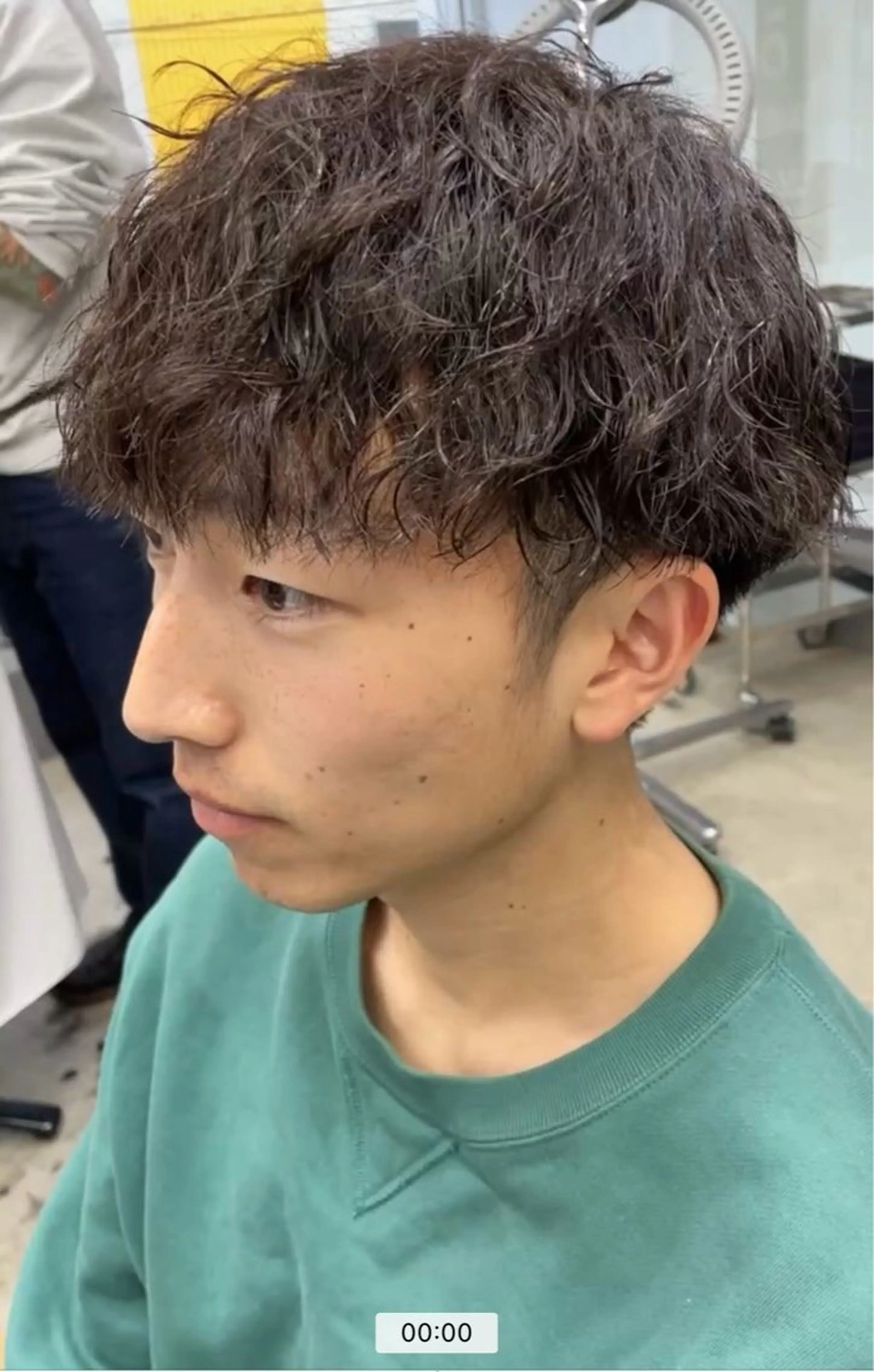 ショート パーマ メンズ カット パーマ メンズ専門サロン wokeのヘアスタイル