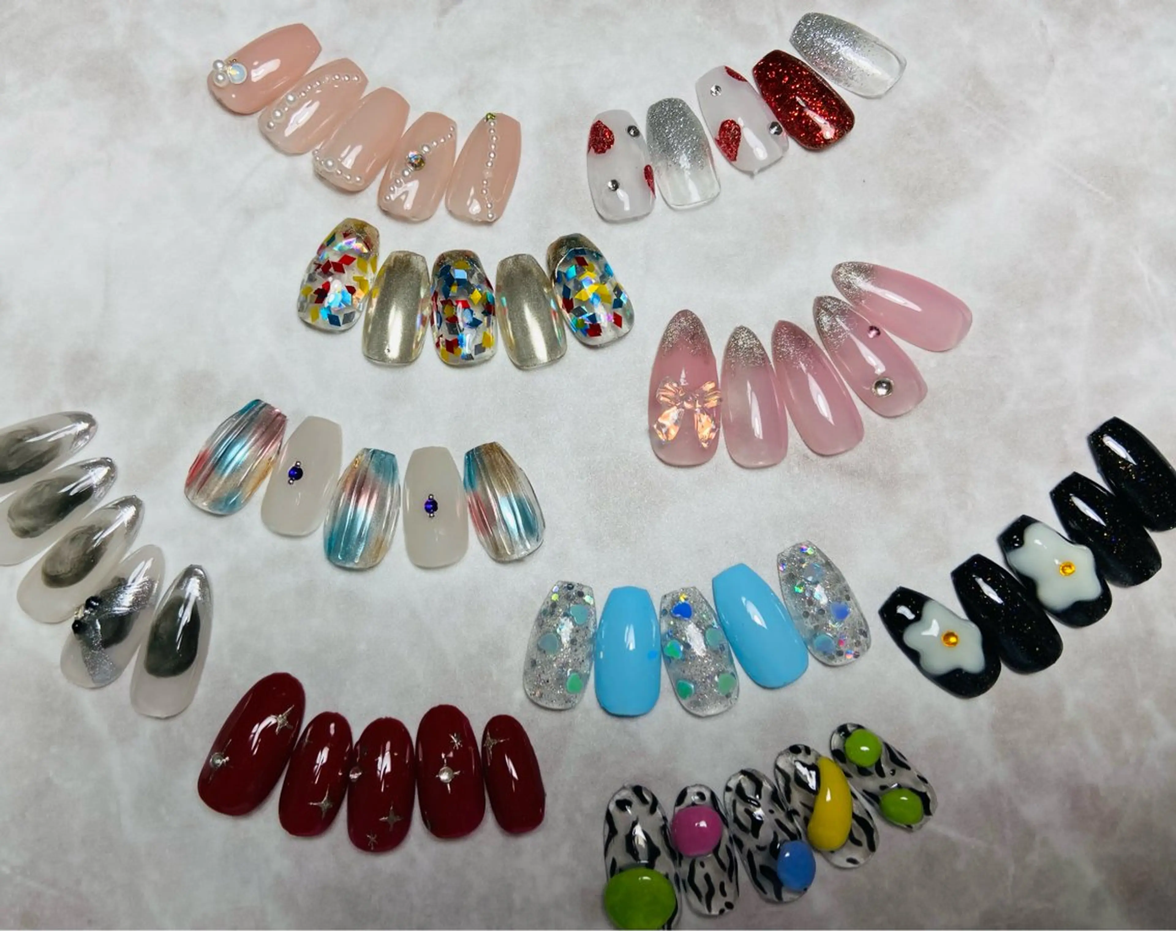 ネイル A-nail あずさ　閉店のネイルデザイン
