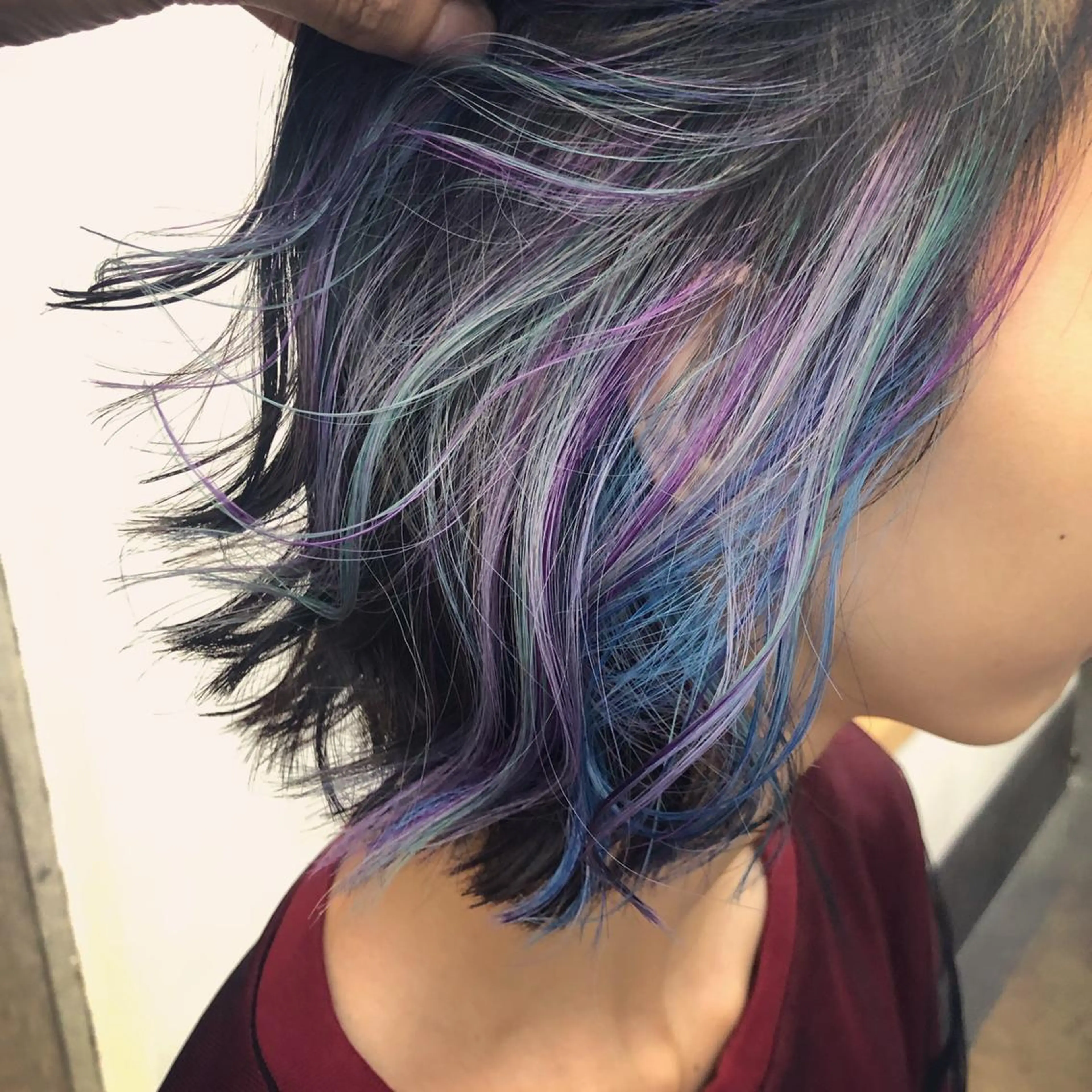 ショート カラー ショートボブ ボブレイヤー アッシュ バレイヤージュ ミストバング カット ヘアカラー トリートメント 原宿サロン代表 デザインカラー伊藤卓のヘアスタイル