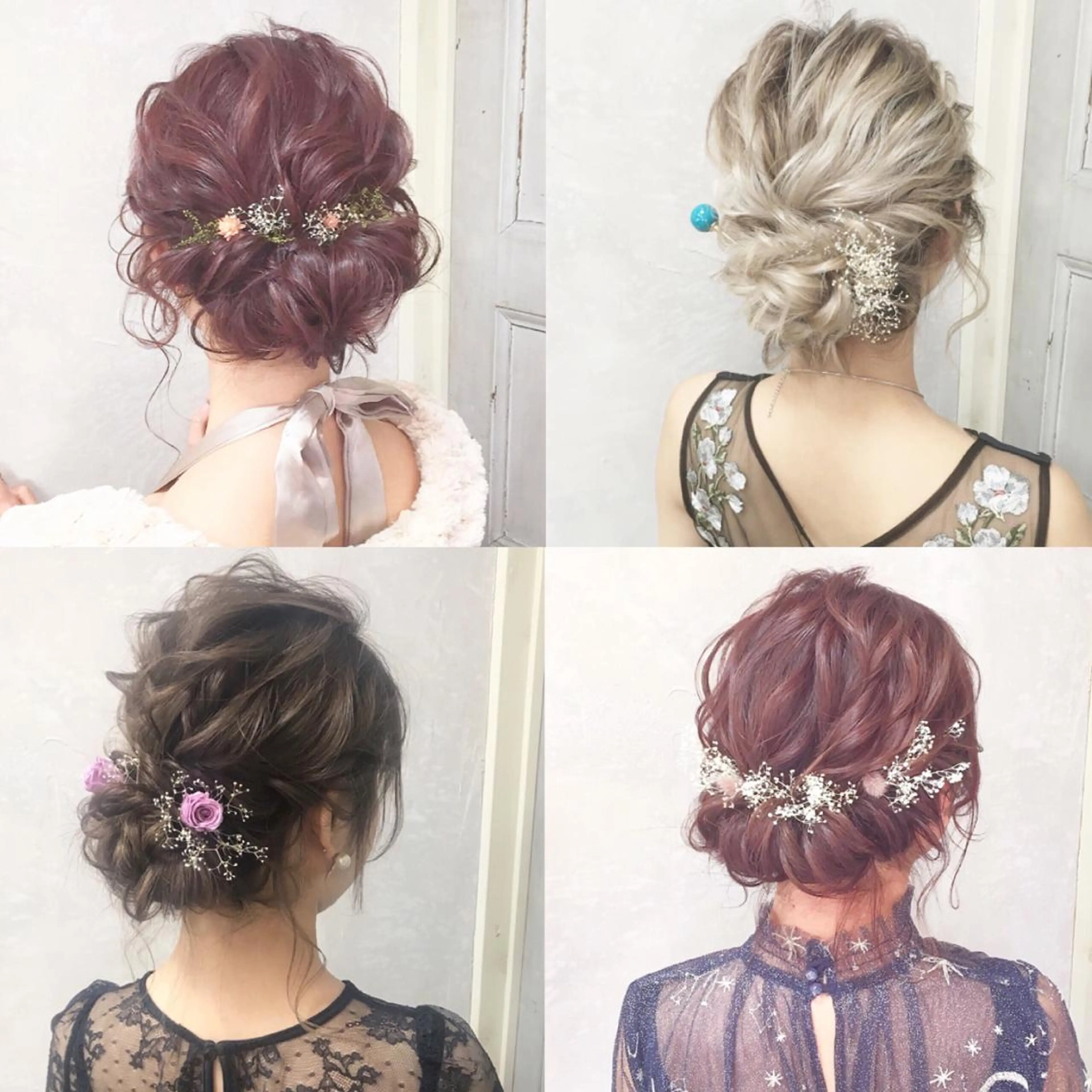 セミロング カラー ヘアアレンジ 卒業式のヘアスタイル autre所属・大久保 ひでなりのヘアスタイル