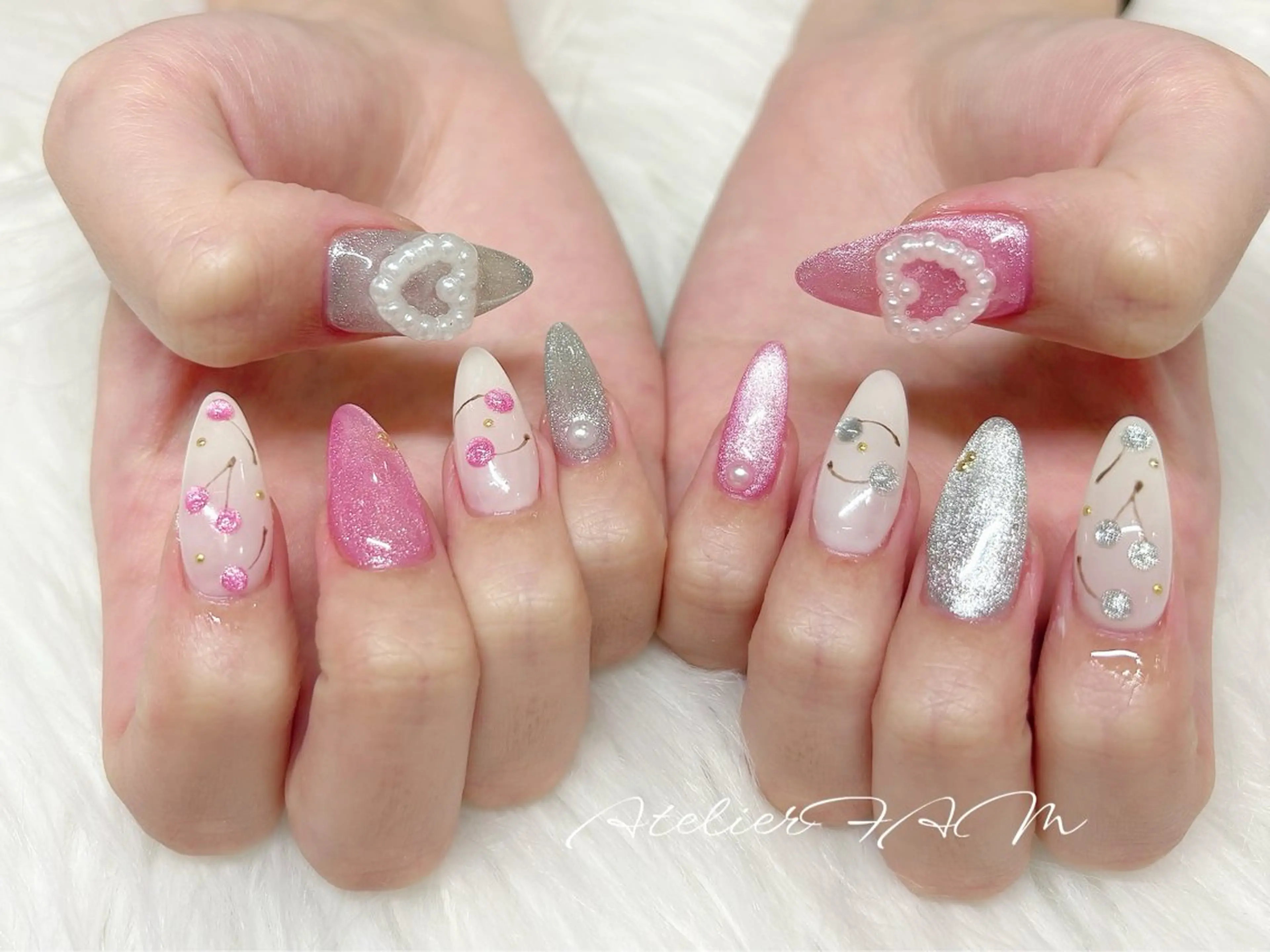 ネイル ハンドネイル nail&eyelashsalon atelier fam上本町店所属・アトリエ FAMのネイルデザイン