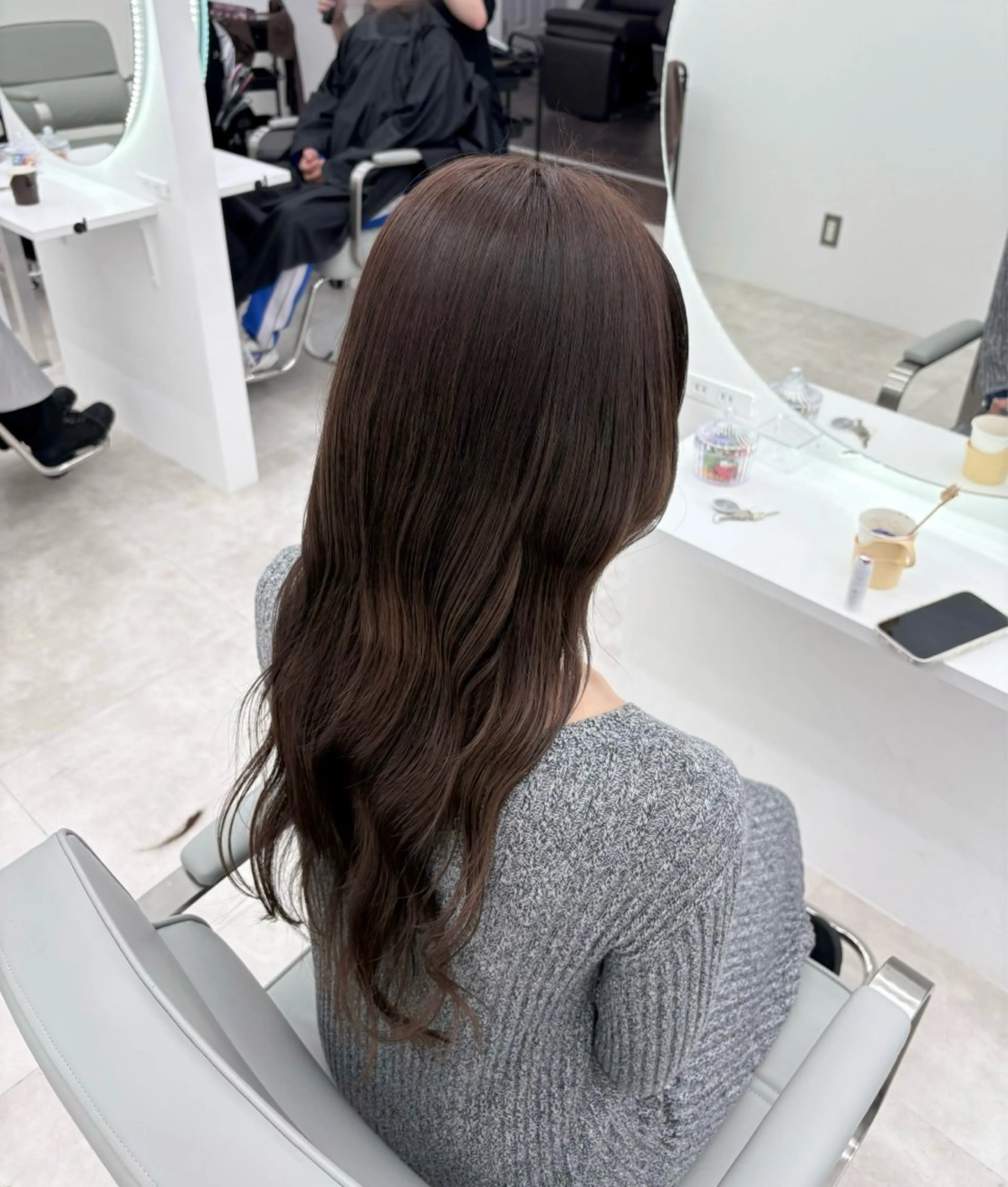 ロング カラー ベージュカラー ブラウンカラー 佐藤 琳のヘアスタイル