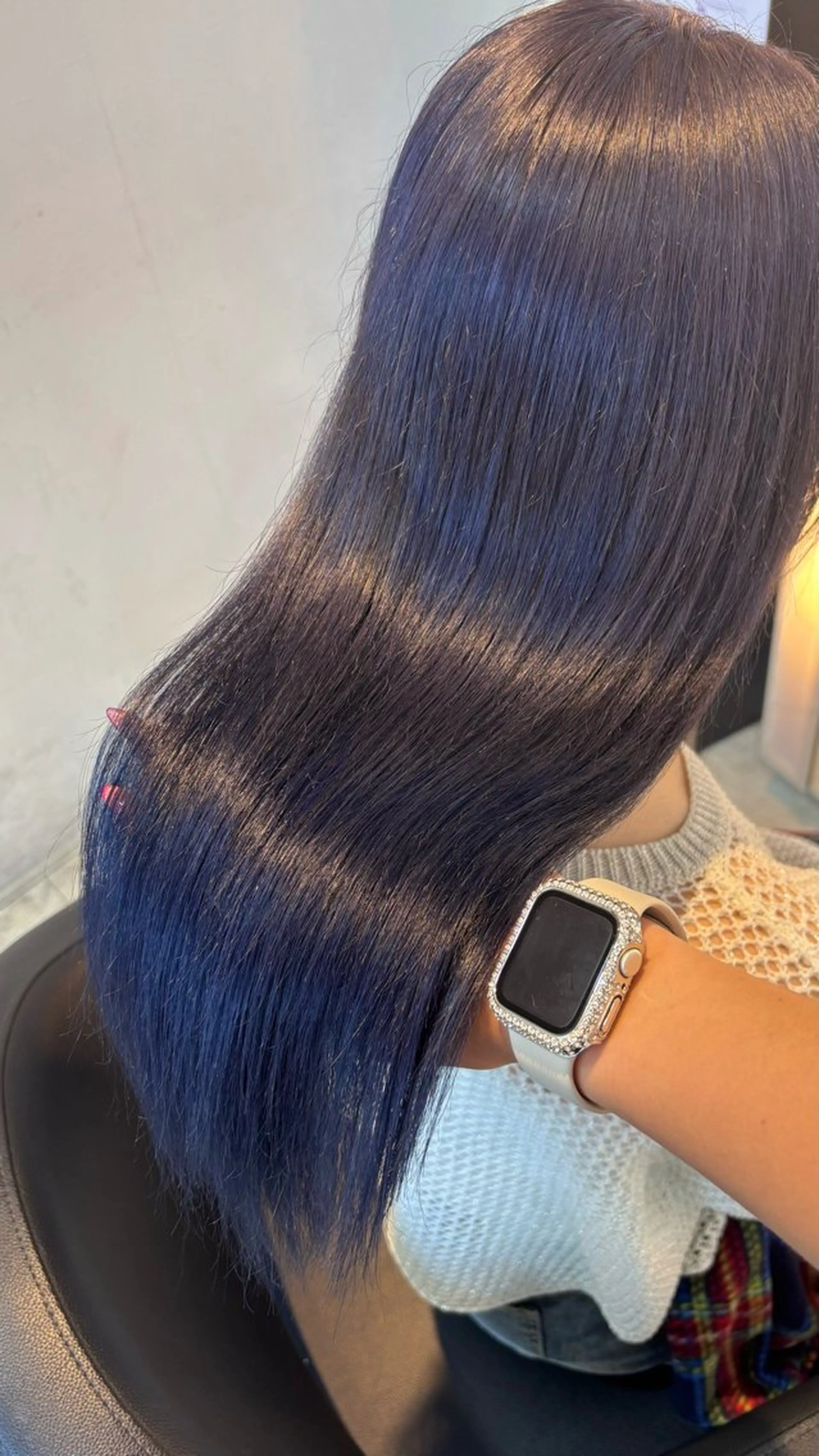 カラー ブリーチ ブルーカラー ブルーラベンダー ラベンダーカラー シルバー miyu/ボブ/ 透明感カラー/栄のヘアスタイル